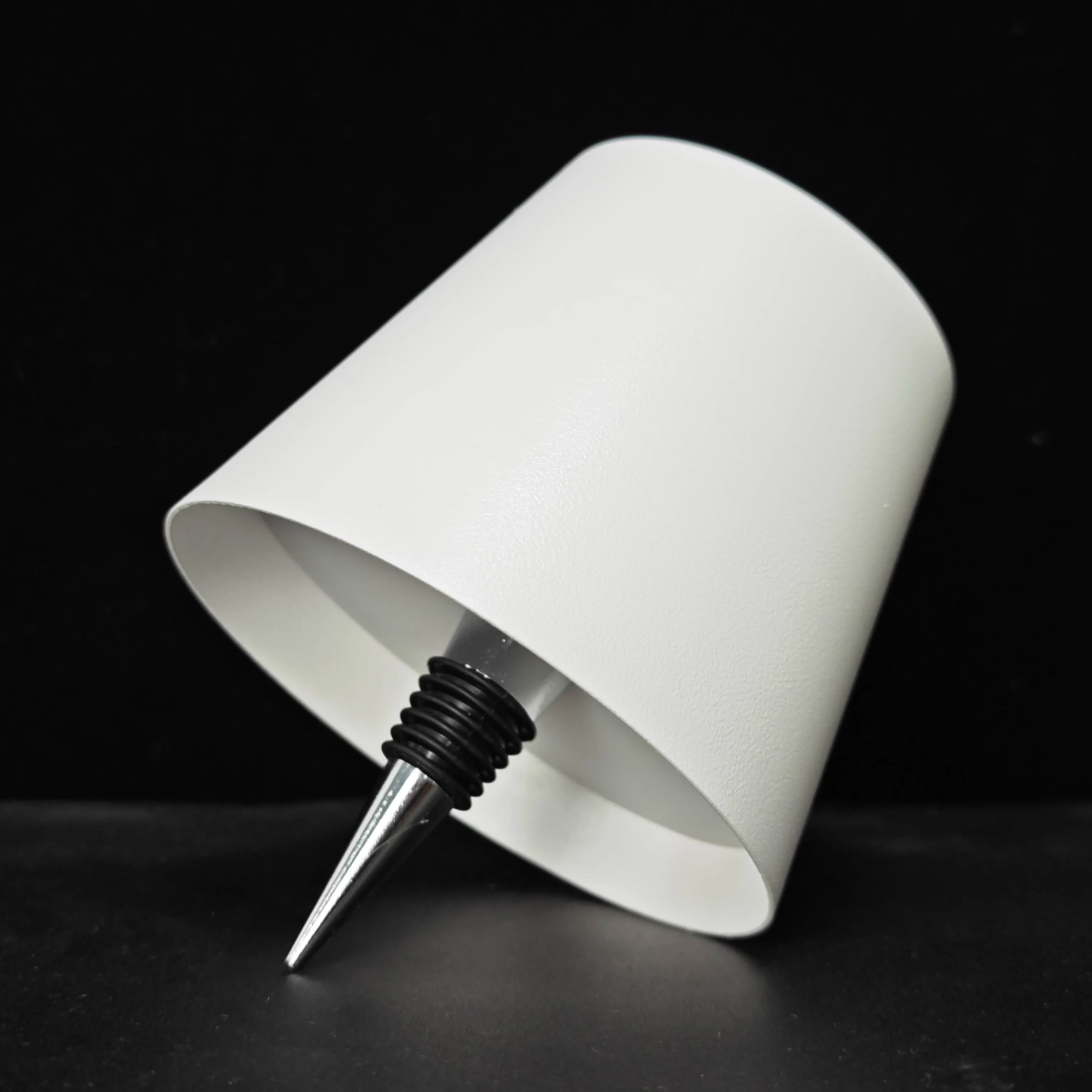 LED Wine Bottle Table Lamp Wireless 3 Color Infinitely Dimmable USB Rechargeable Top Touch Control 2