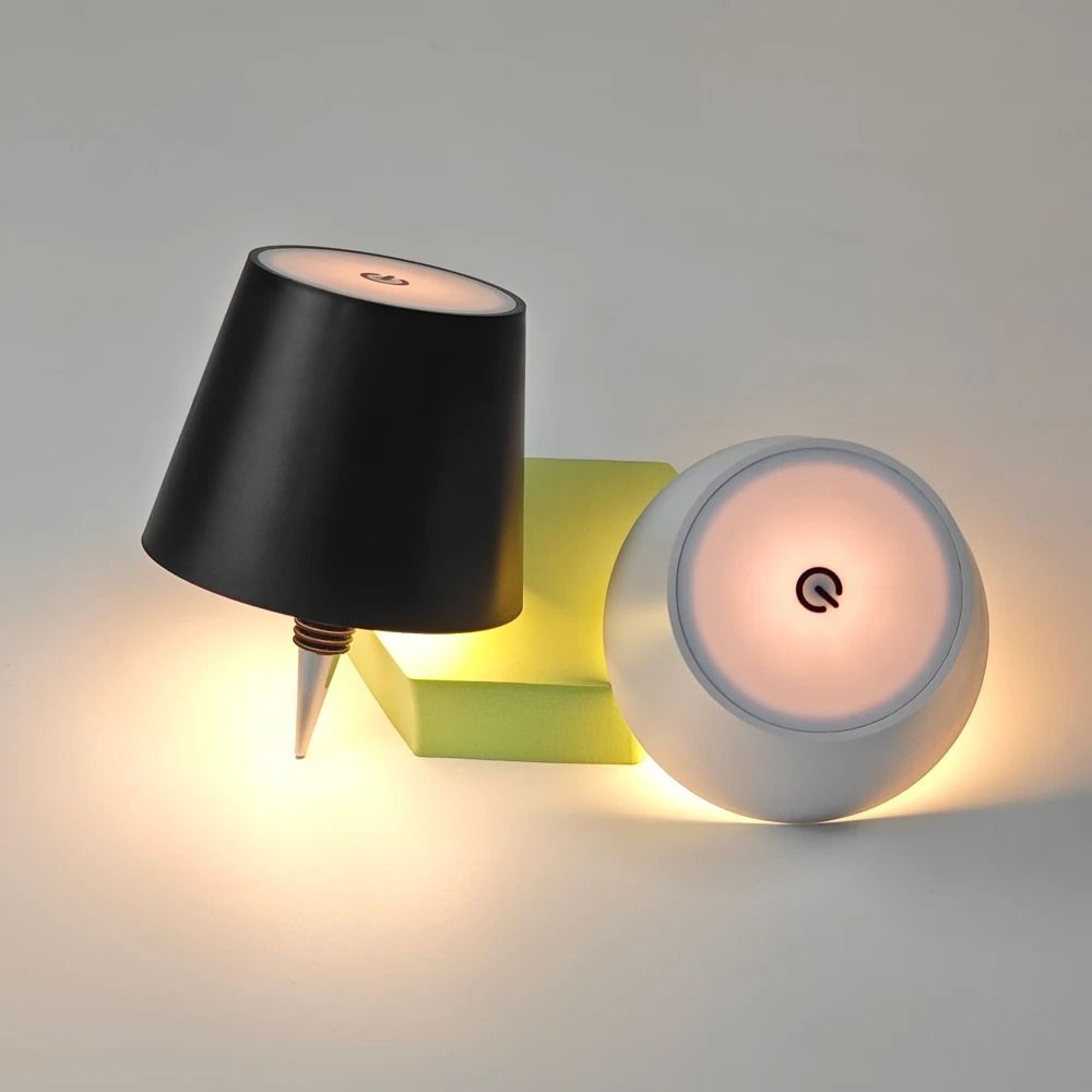 LED Wine Bottle Table Lamp Wireless 3 Color Infinitely Dimmable USB Rechargeable Top Touch Control 0