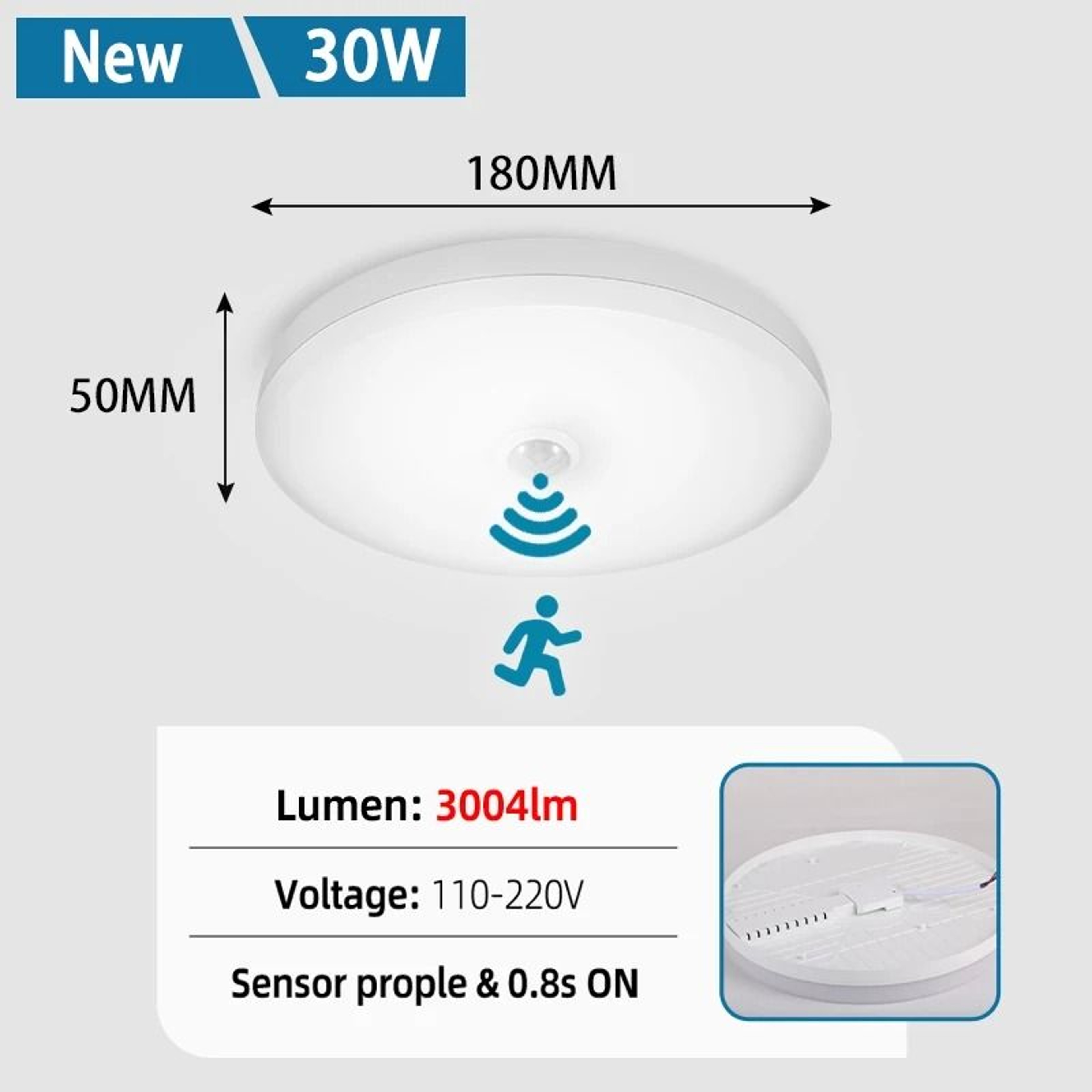 LED Tube Light with Switch Wire 110V 220V 10W 20W Lighting Strip Lamp 30cm 50cm Kitchen Cabinet – view 10
