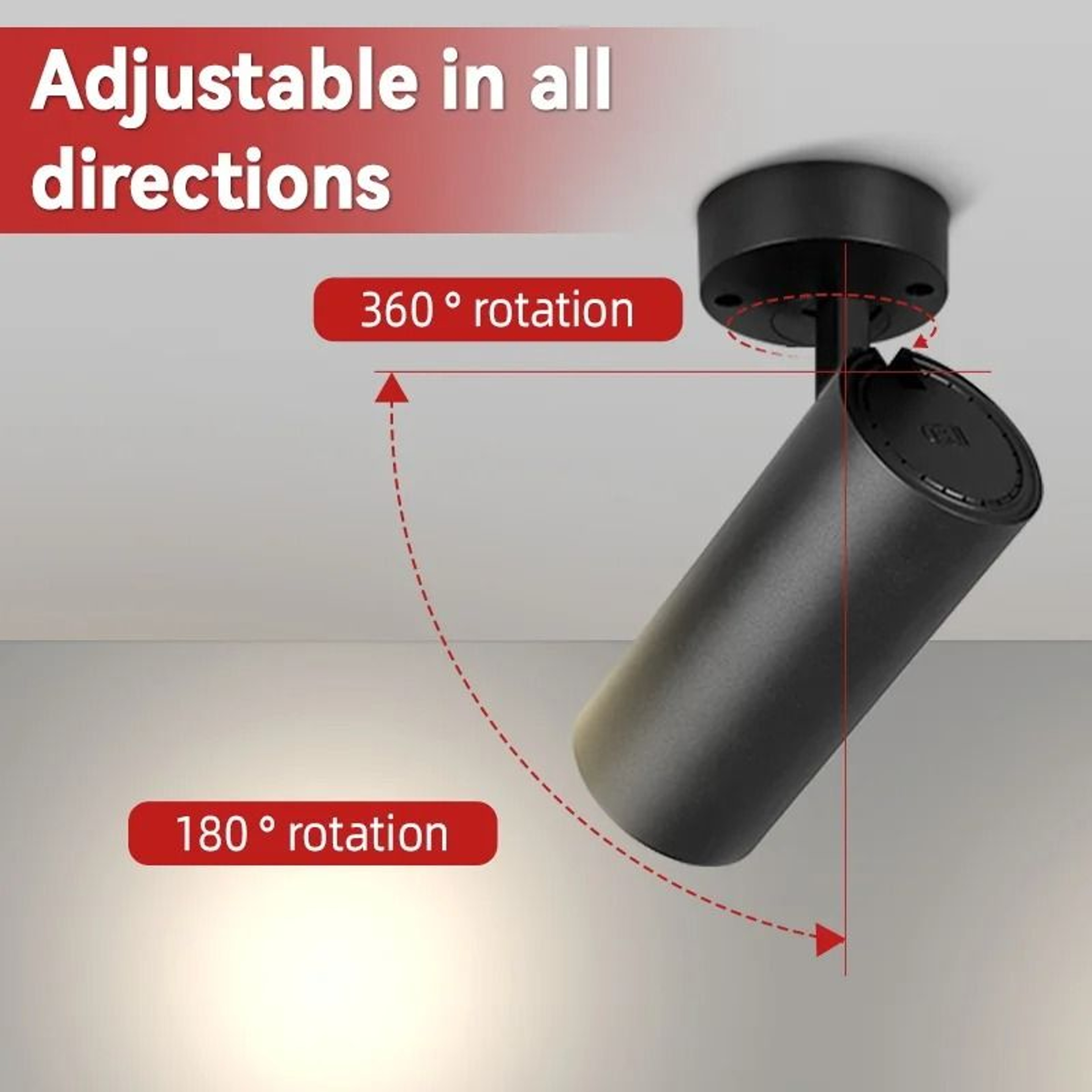 COB LED Downlight 220V Foldable Light Spot Surface Mounted Spotlight Ceiling Lamp Home Kitchen 1
