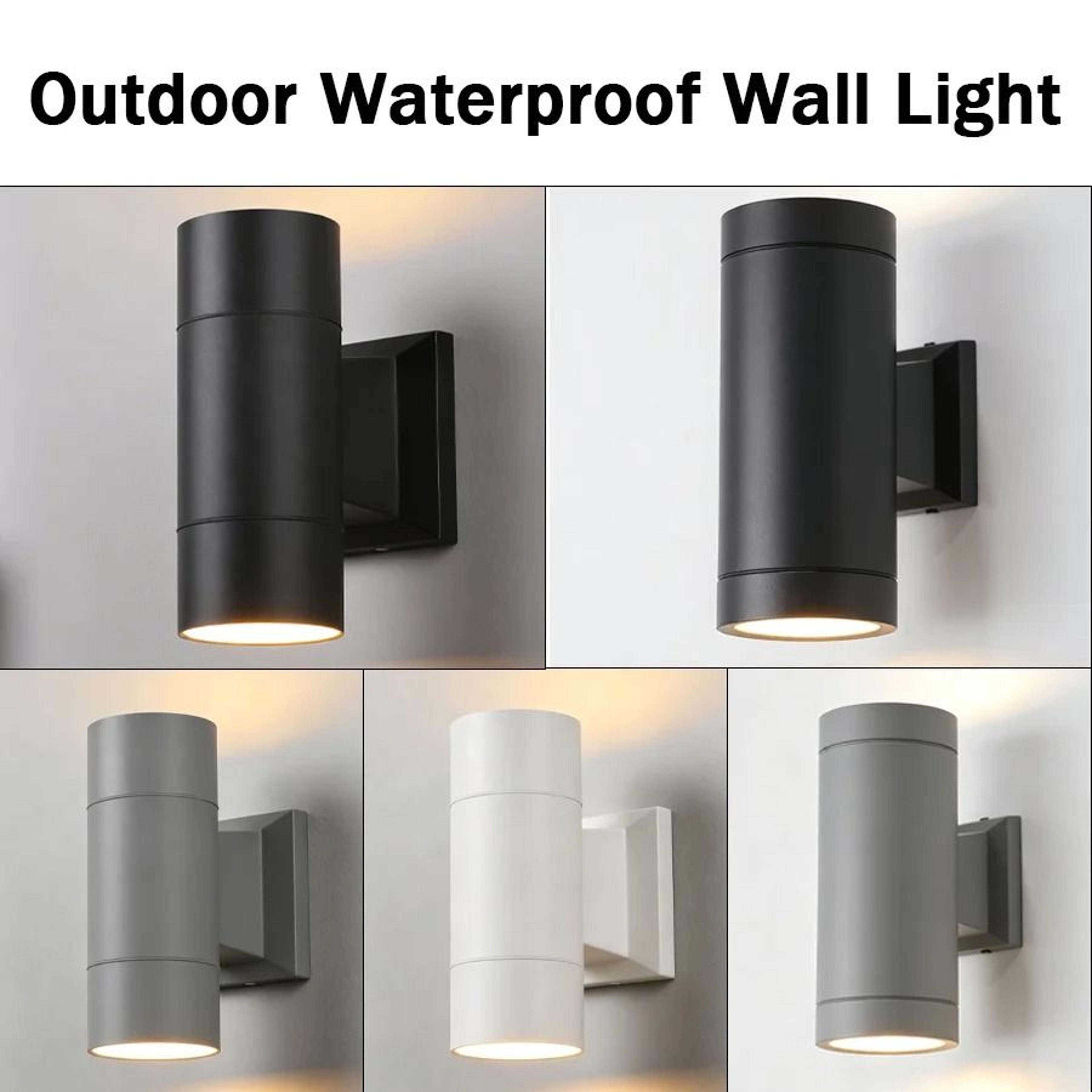 LED Outdoor Wall Light Aluminum IP65 Waterproof Sconce Lamp Porch Front Door Garden 0