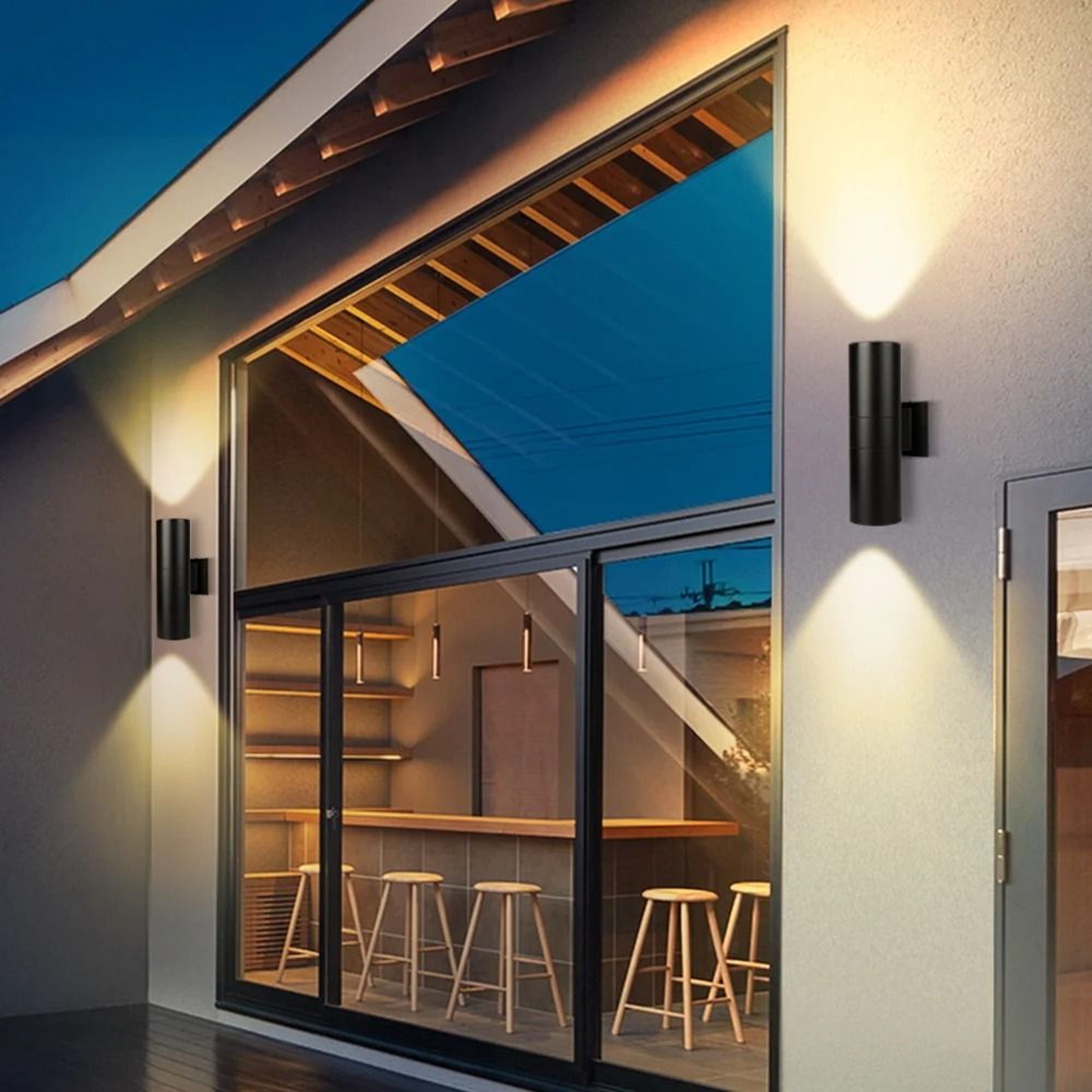 Outdoor Wall Light IP65 Waterproof Wall Lamp Replaceable E27 Bulb Gate Garden Balcony 4