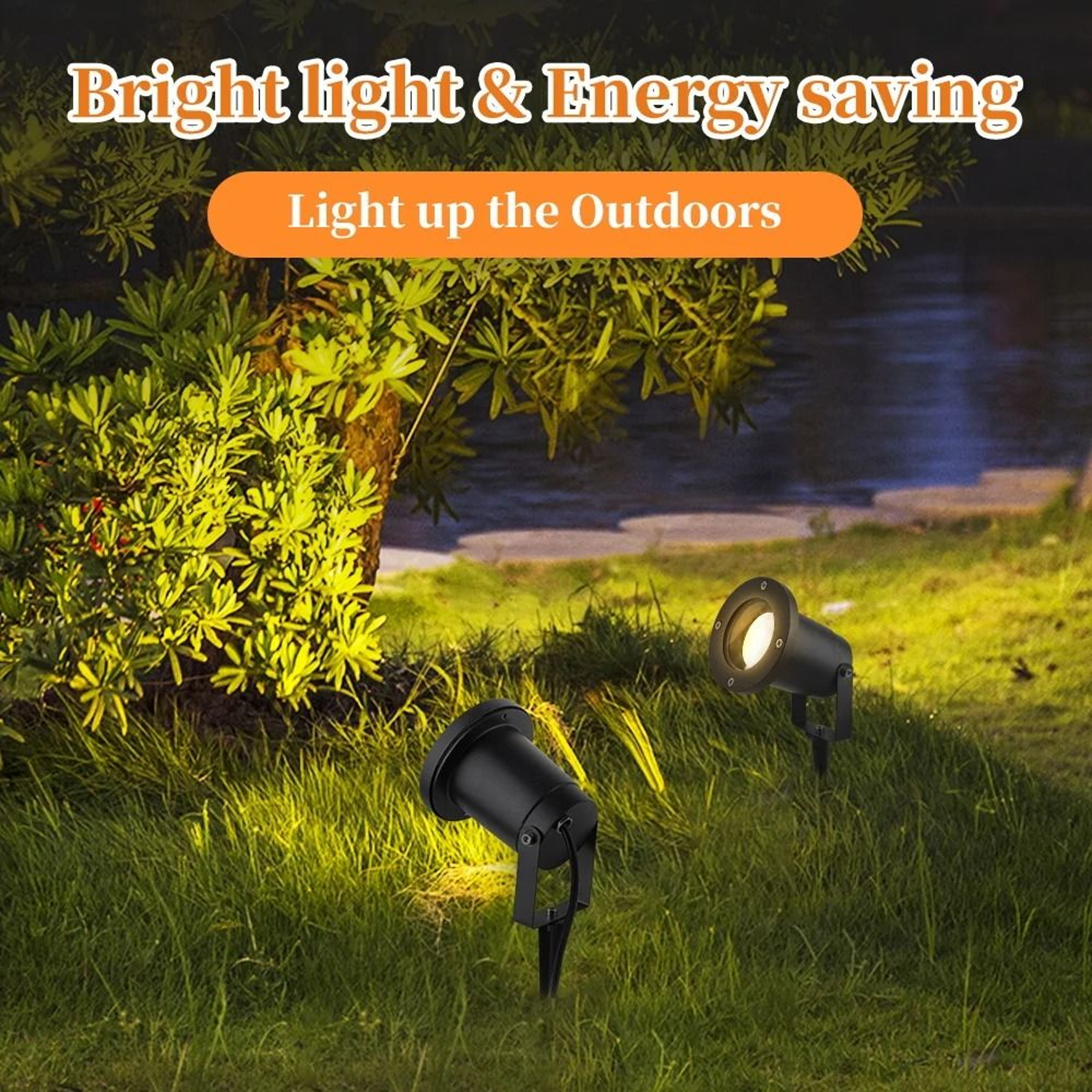 Garden Lawn Light Outdoor Waterproof Spotlight Landscape Yard Lighting 3