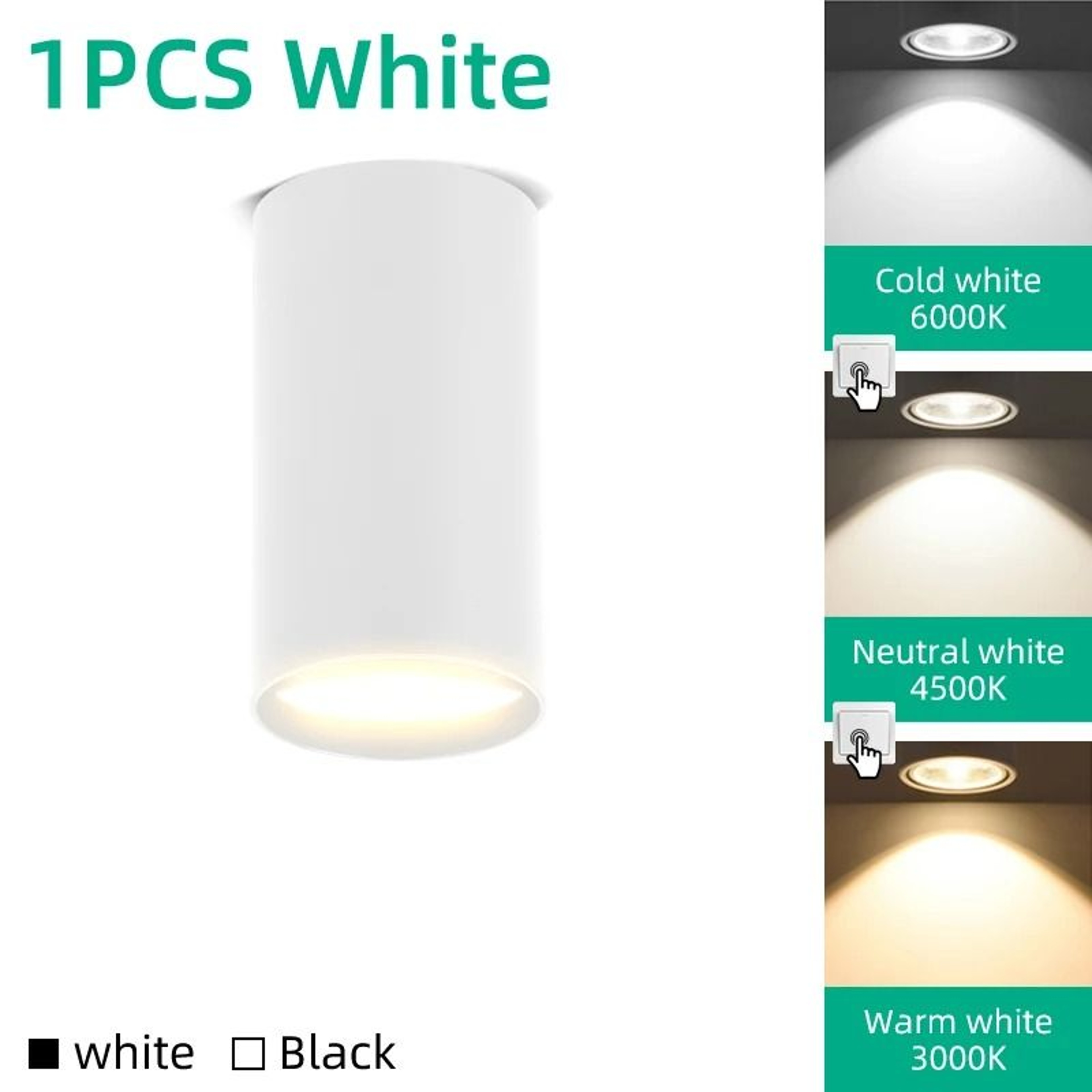 Replaceable Bulb Downlight Kitchen Spotlight Ceiling Lamp Indoor Recessed Accent Light 9