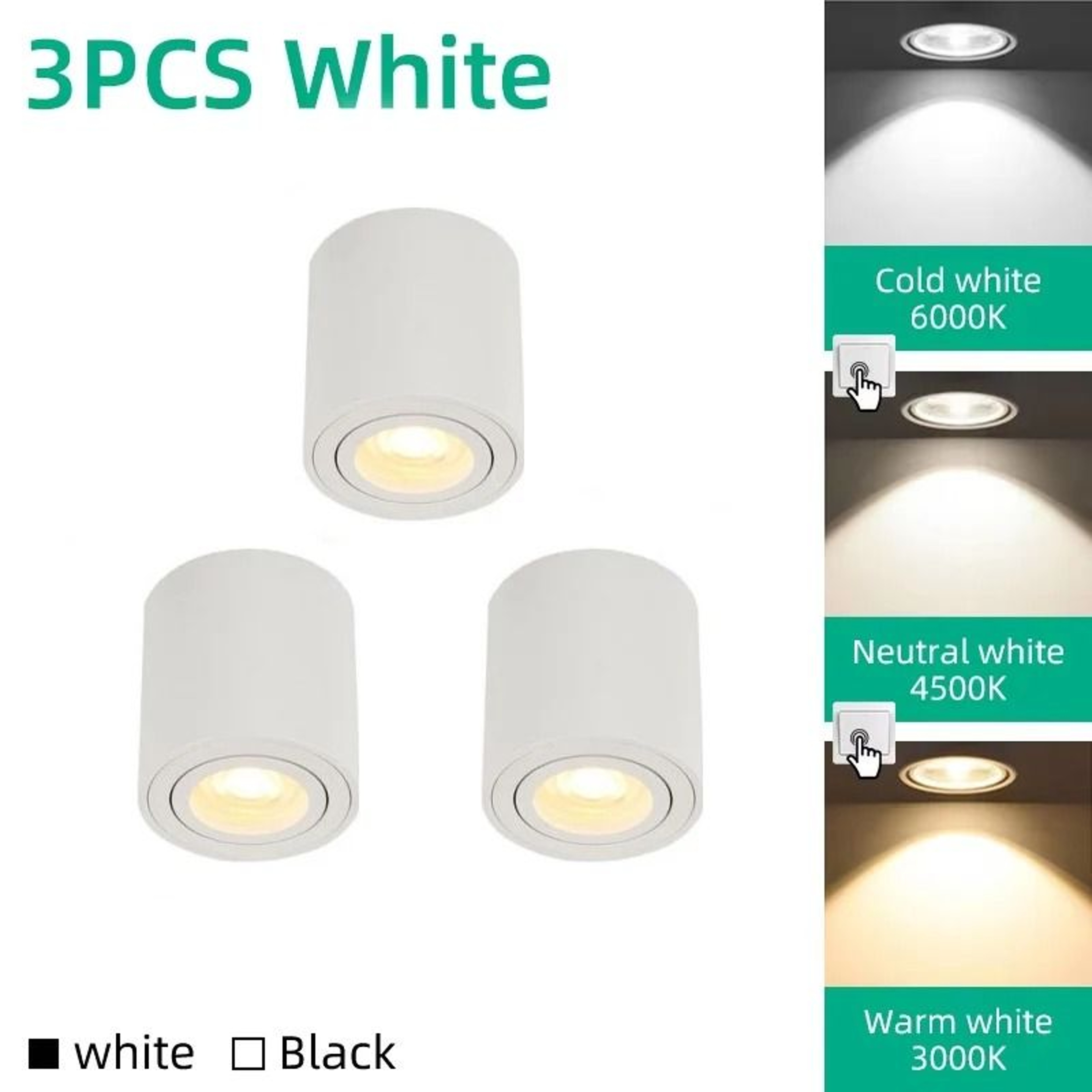 Replaceable Bulb Downlight Kitchen Spotlight Ceiling Lamp Indoor Recessed Accent Light 11