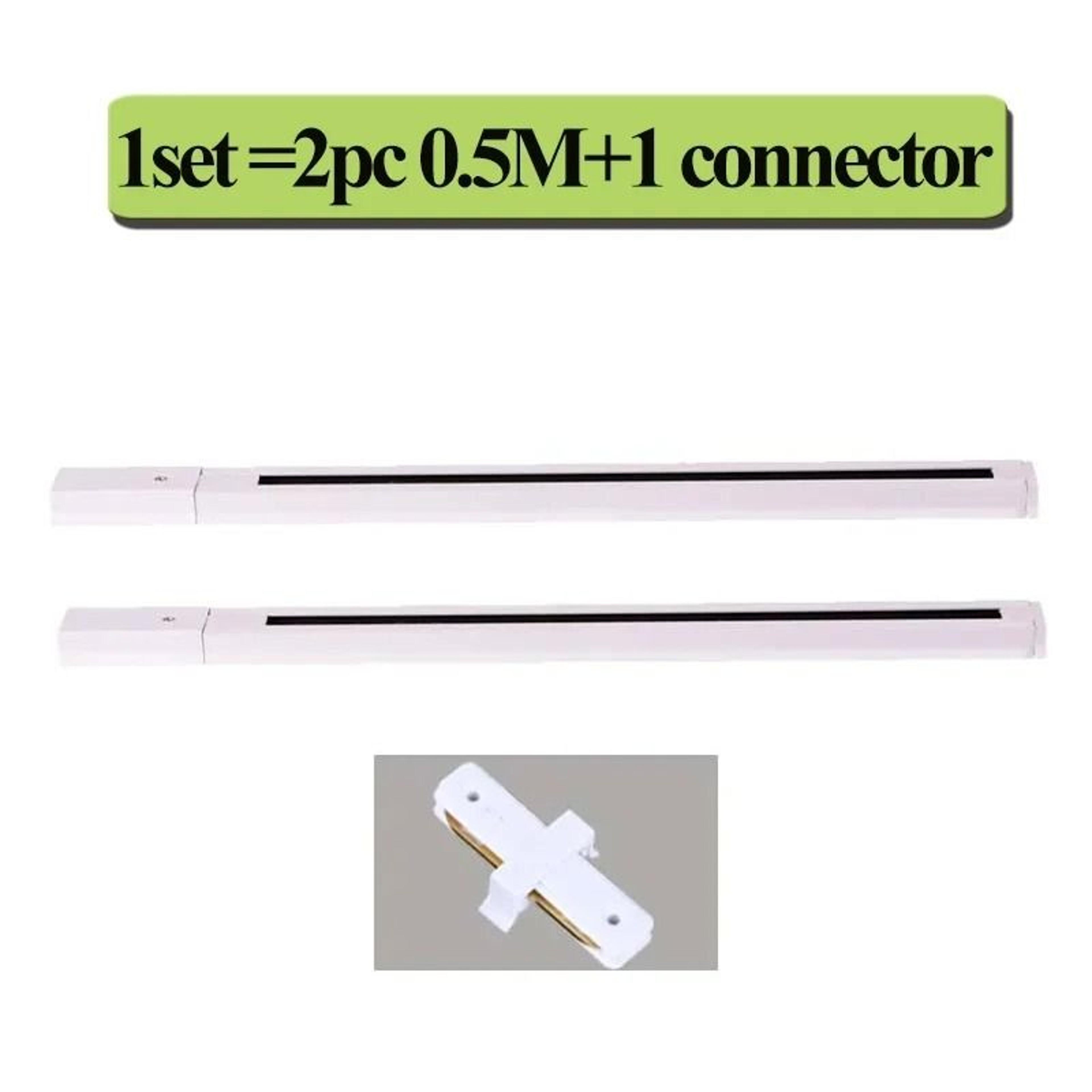 16 Ft Track Rail 2Wire System Spotlight Accessory Universal Connector Rail Circuit 10