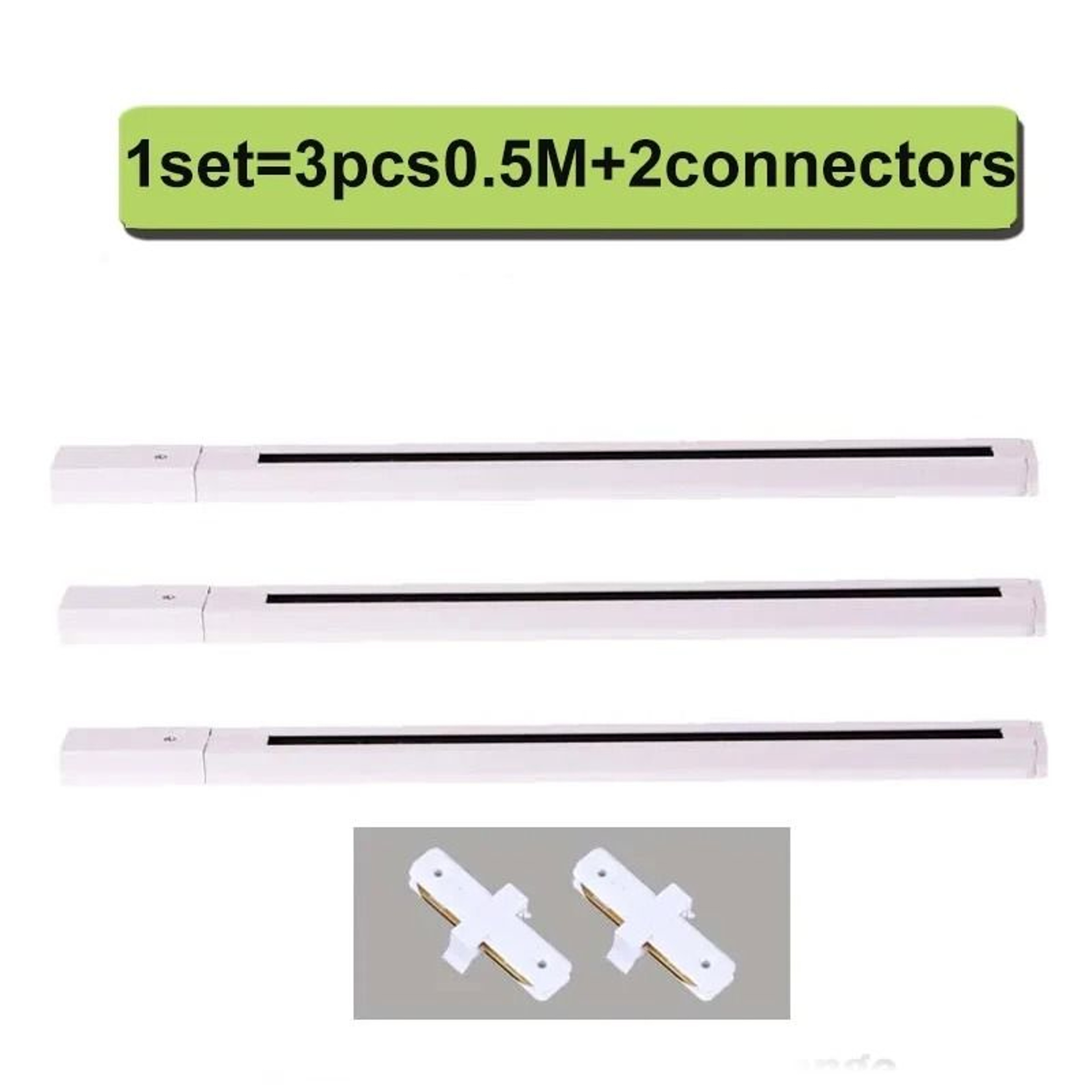 16 Ft Track Rail 2Wire System Spotlight Accessory Universal Connector Rail Circuit 11