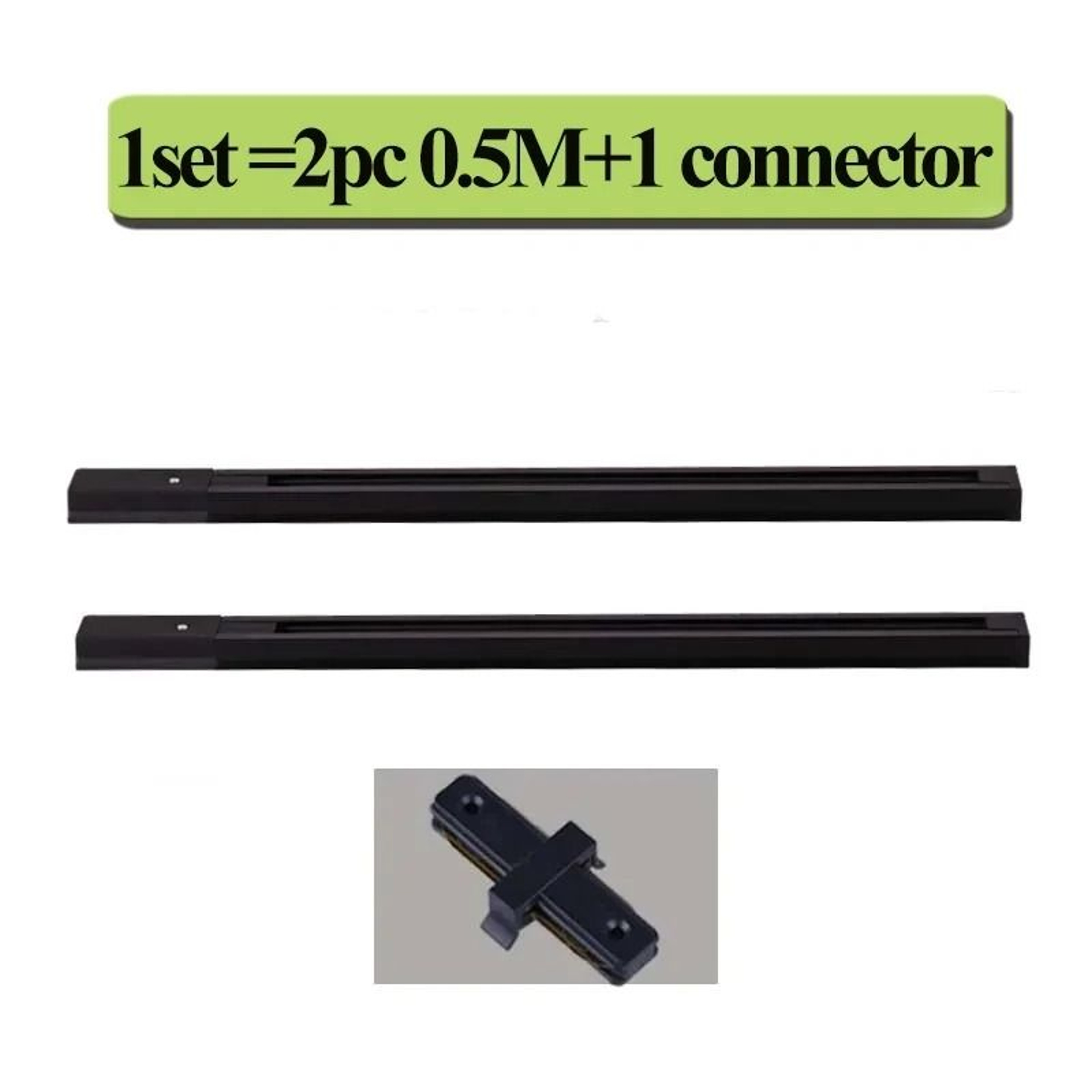 16 Ft Track Rail 2Wire System Spotlight Accessory Universal Connector Rail Circuit 9