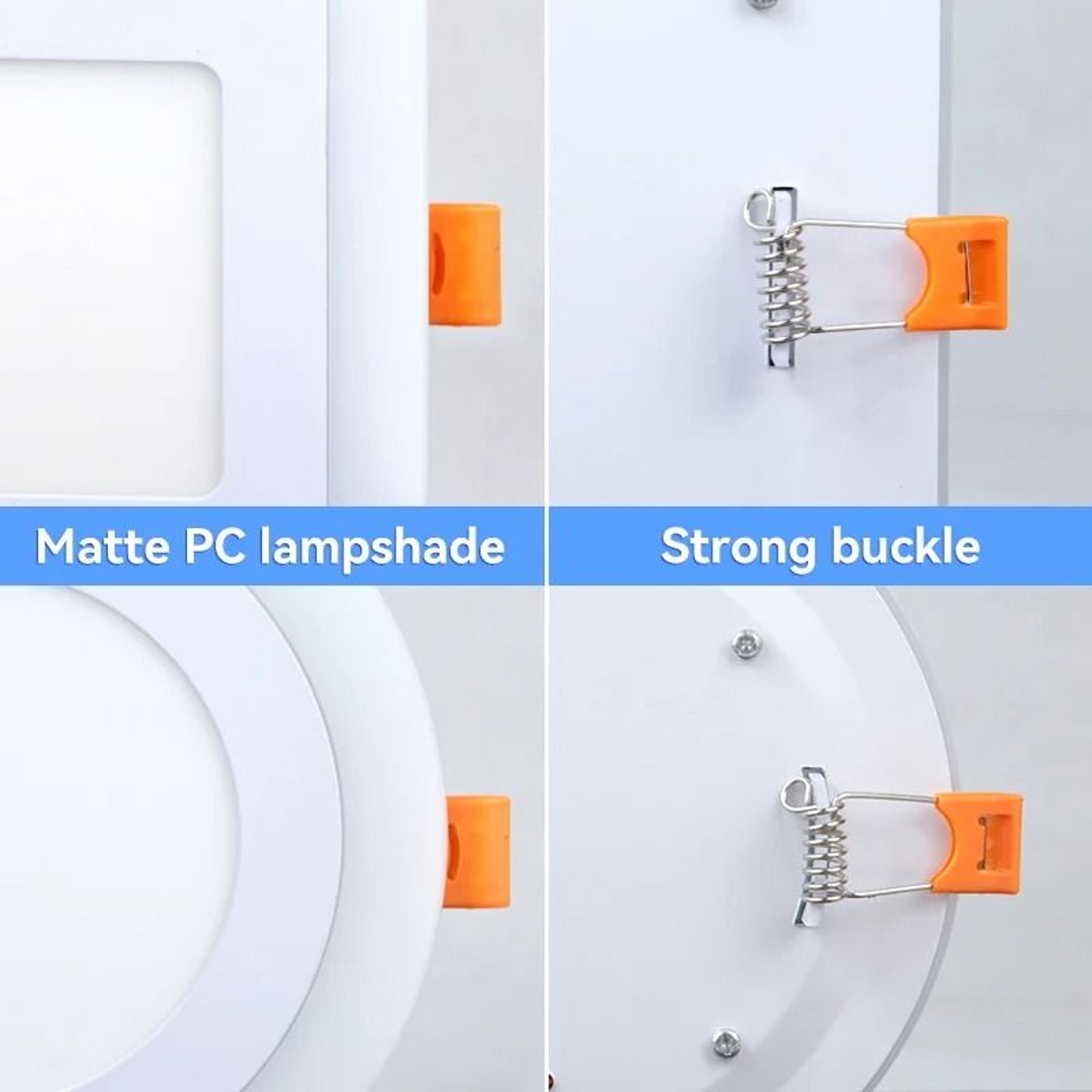 Modern Double Color LED Ceiling Panel Light Dual Mode Recessed Downlight Spotlight 3