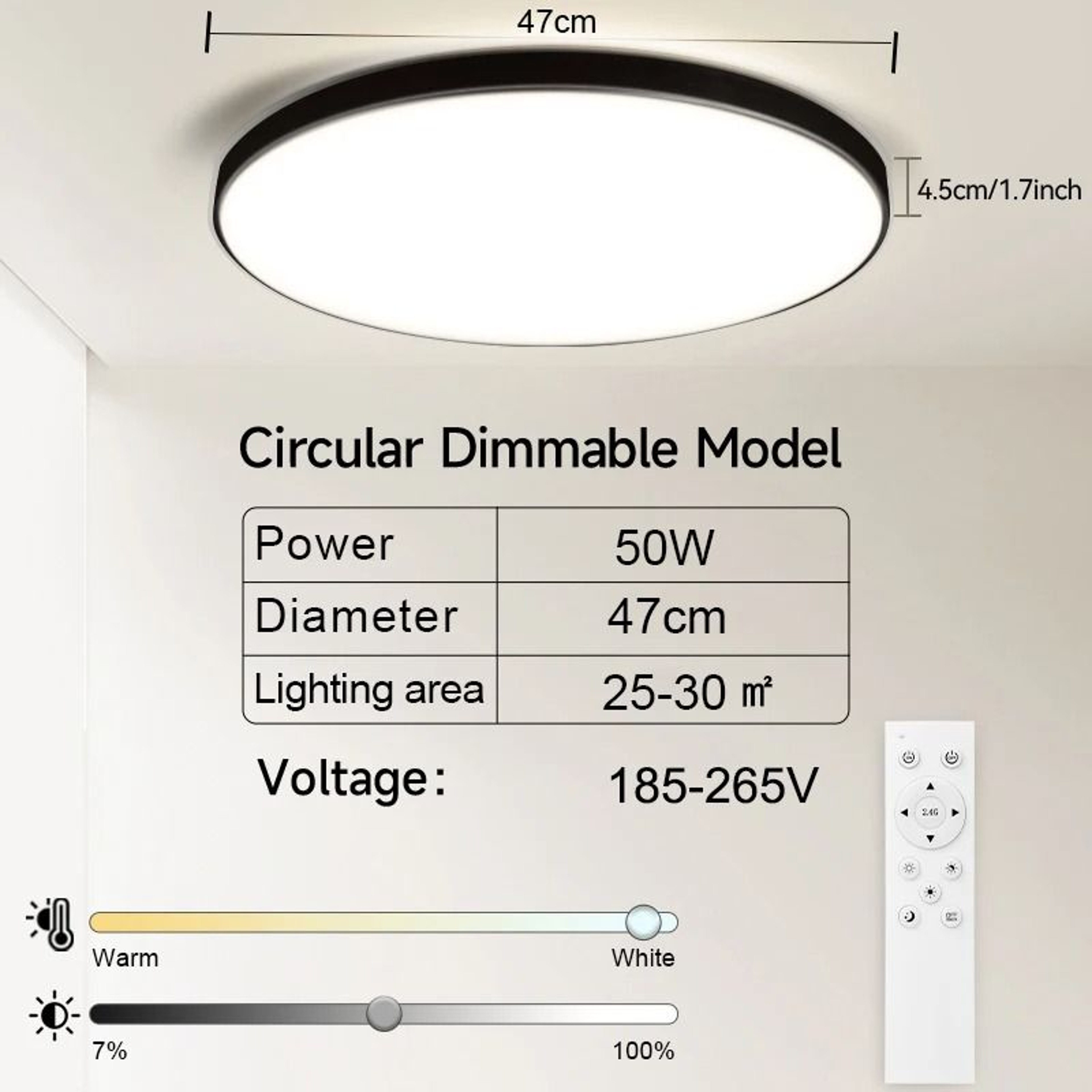 Modern LED Track Light Set 40W Directional Spotlight Ceiling Rail Fixture Kitchen Living Room Store – view 8