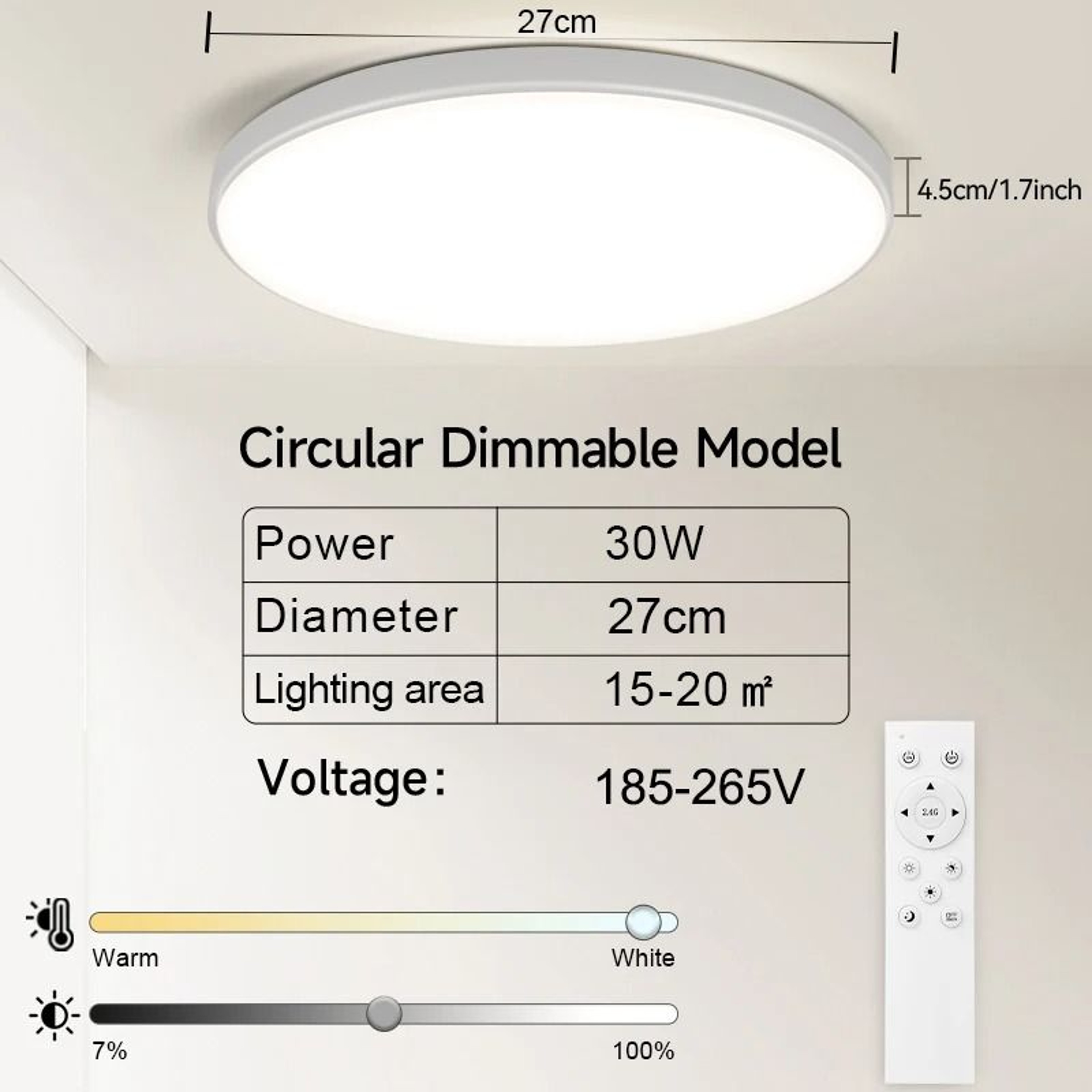 Modern LED Track Light Set 40W Directional Spotlight Ceiling Rail Fixture Kitchen Living Room Store – view 7