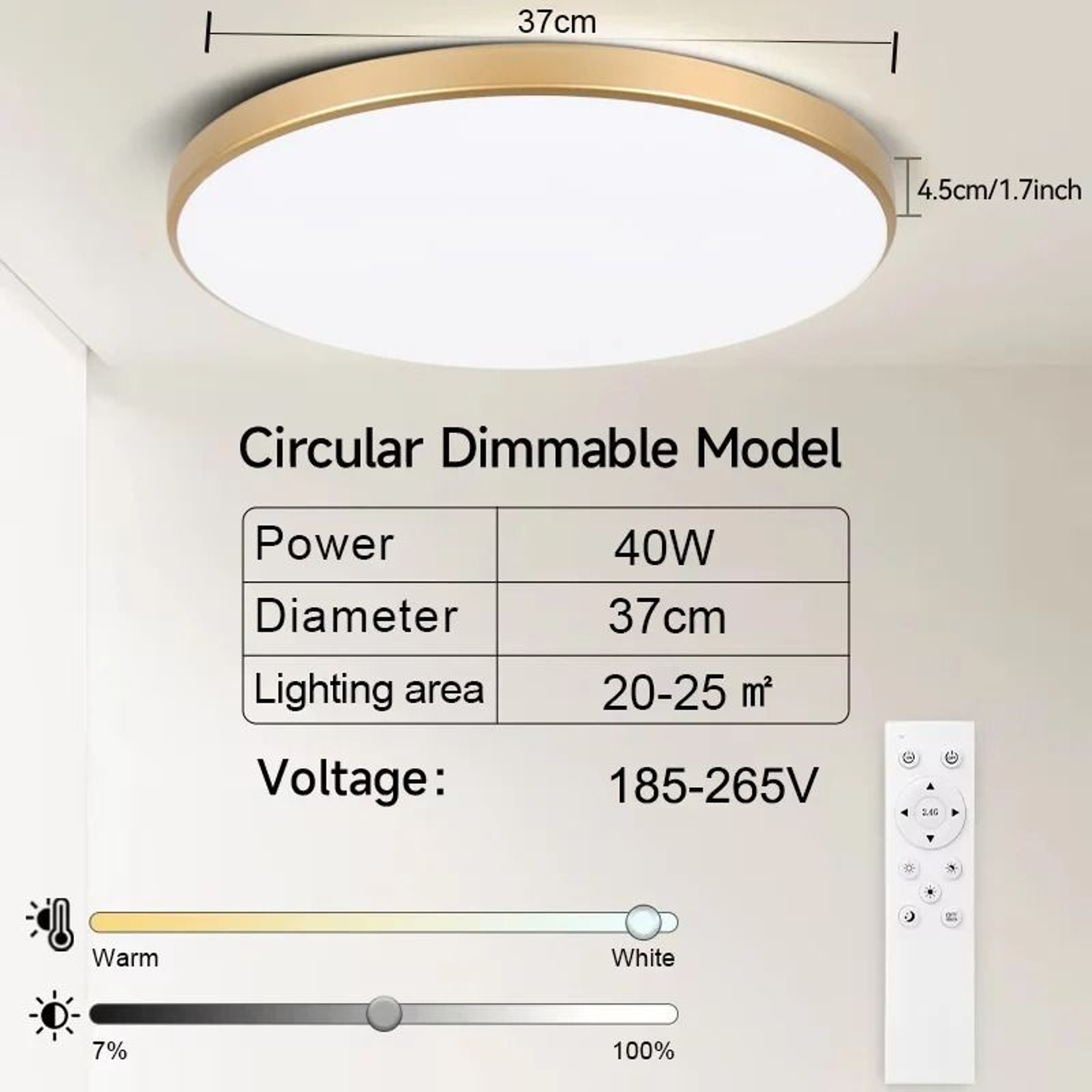 Modern LED Track Light Set 40W Directional Spotlight Ceiling Rail Fixture Kitchen Living Room Store – view 20