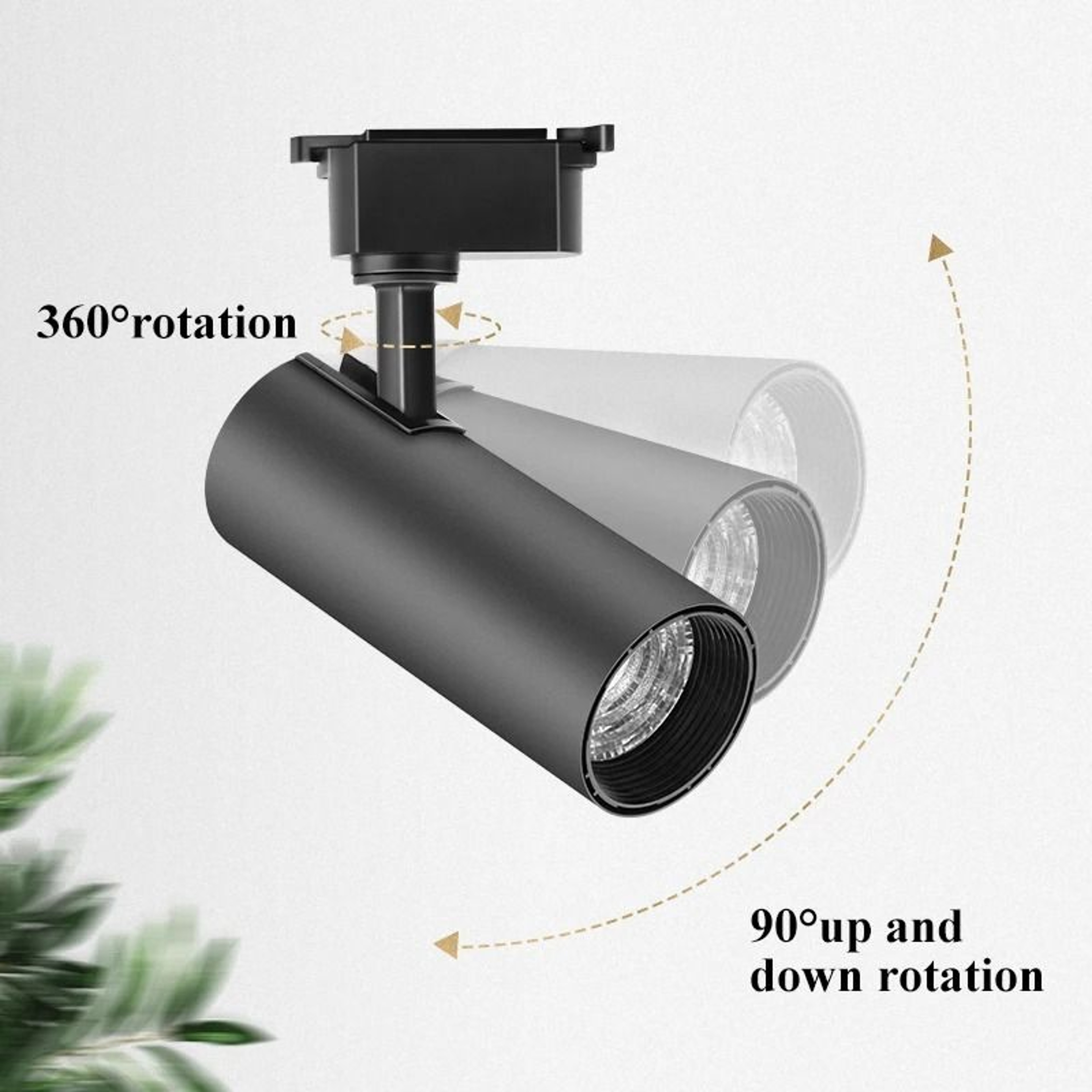 Modern LED Track Light Set 40W Directional Spotlight Ceiling Rail Fixture Kitchen Living Room Store 2