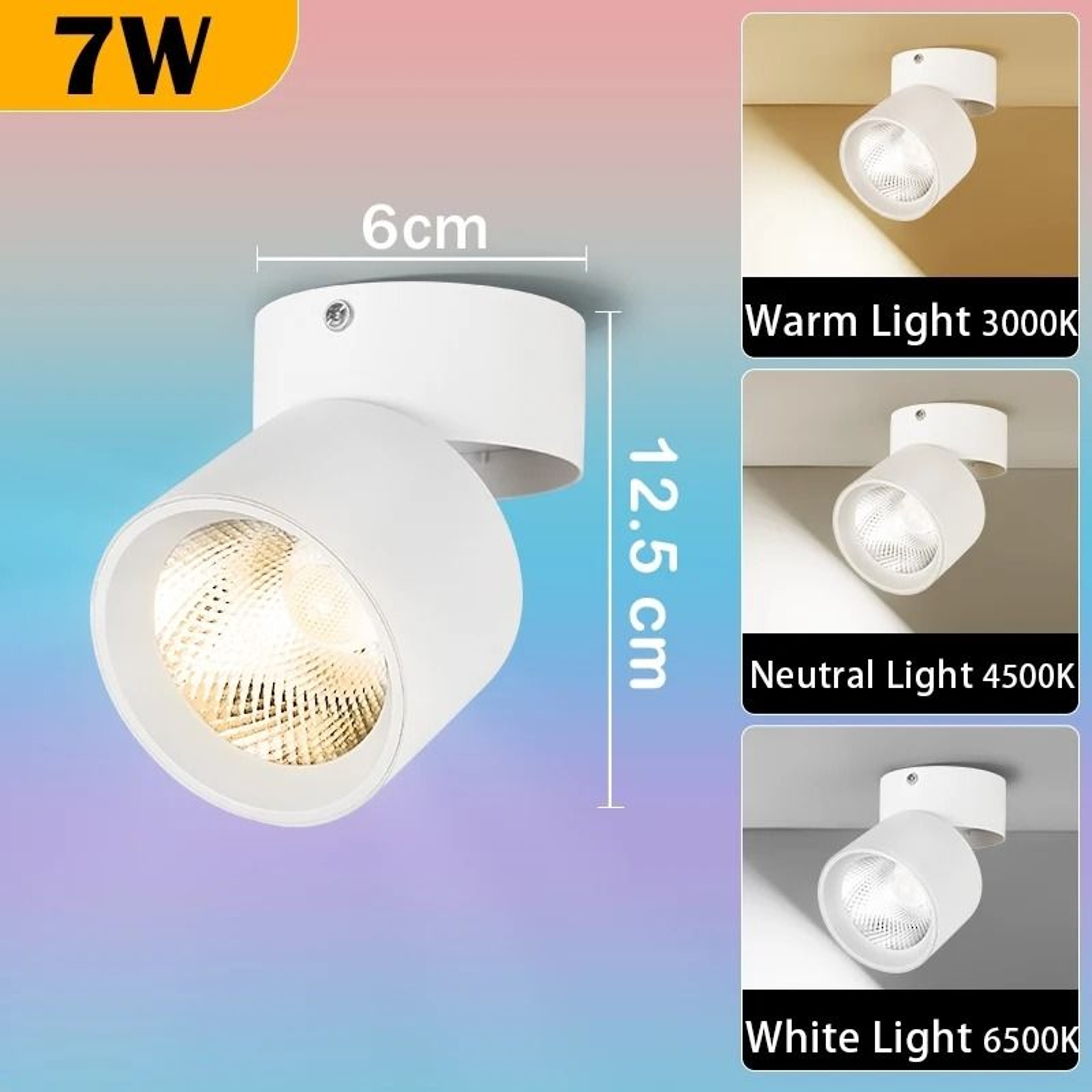 Modern LED Ceiling Downlight IP44 Waterproof Spotlight Kitchen Bathroom Entrance Lamp 7