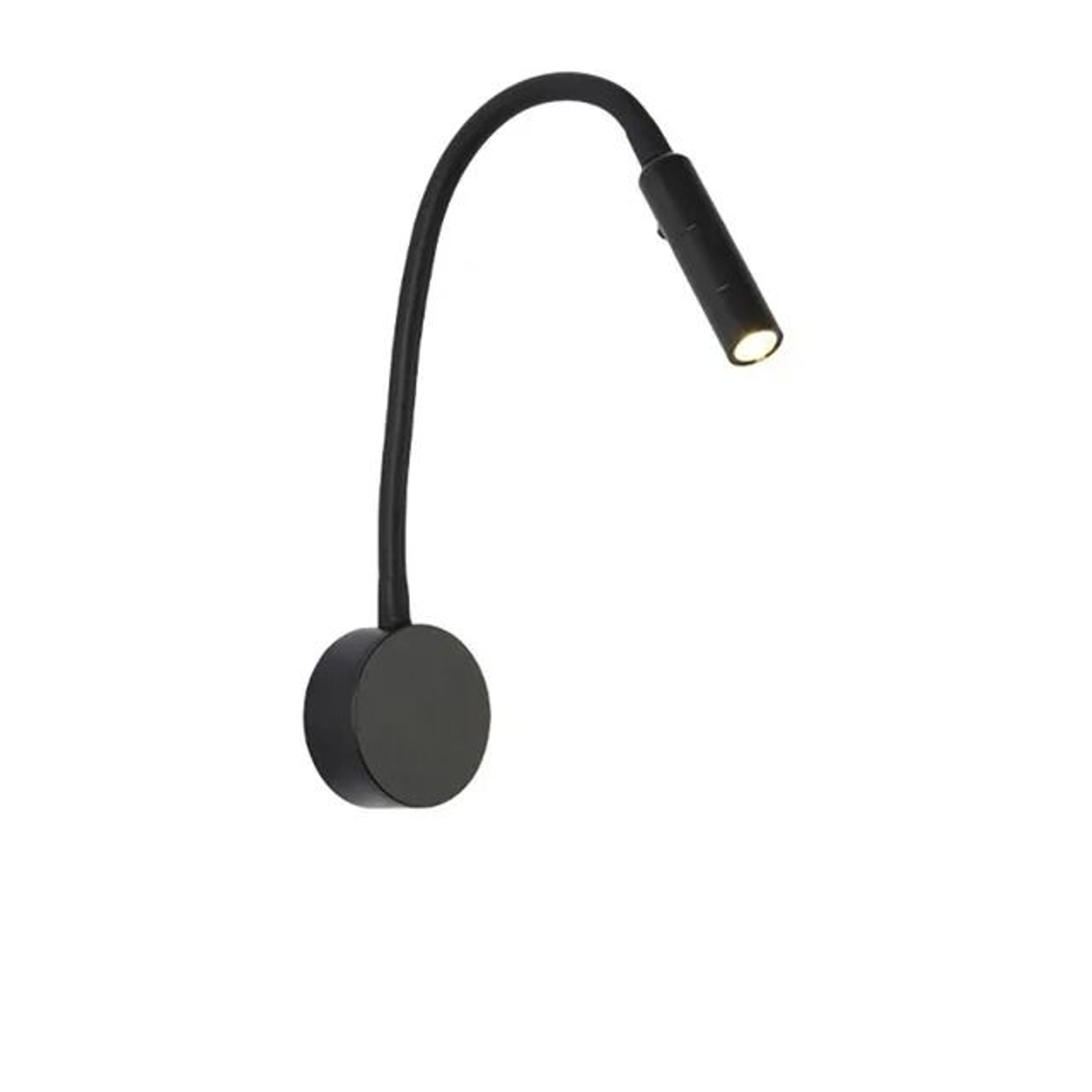 Flexible Hose LED Bedside Wall Light Rotatable Spotlight Surface Mounted Reading Sconce 220V 6
