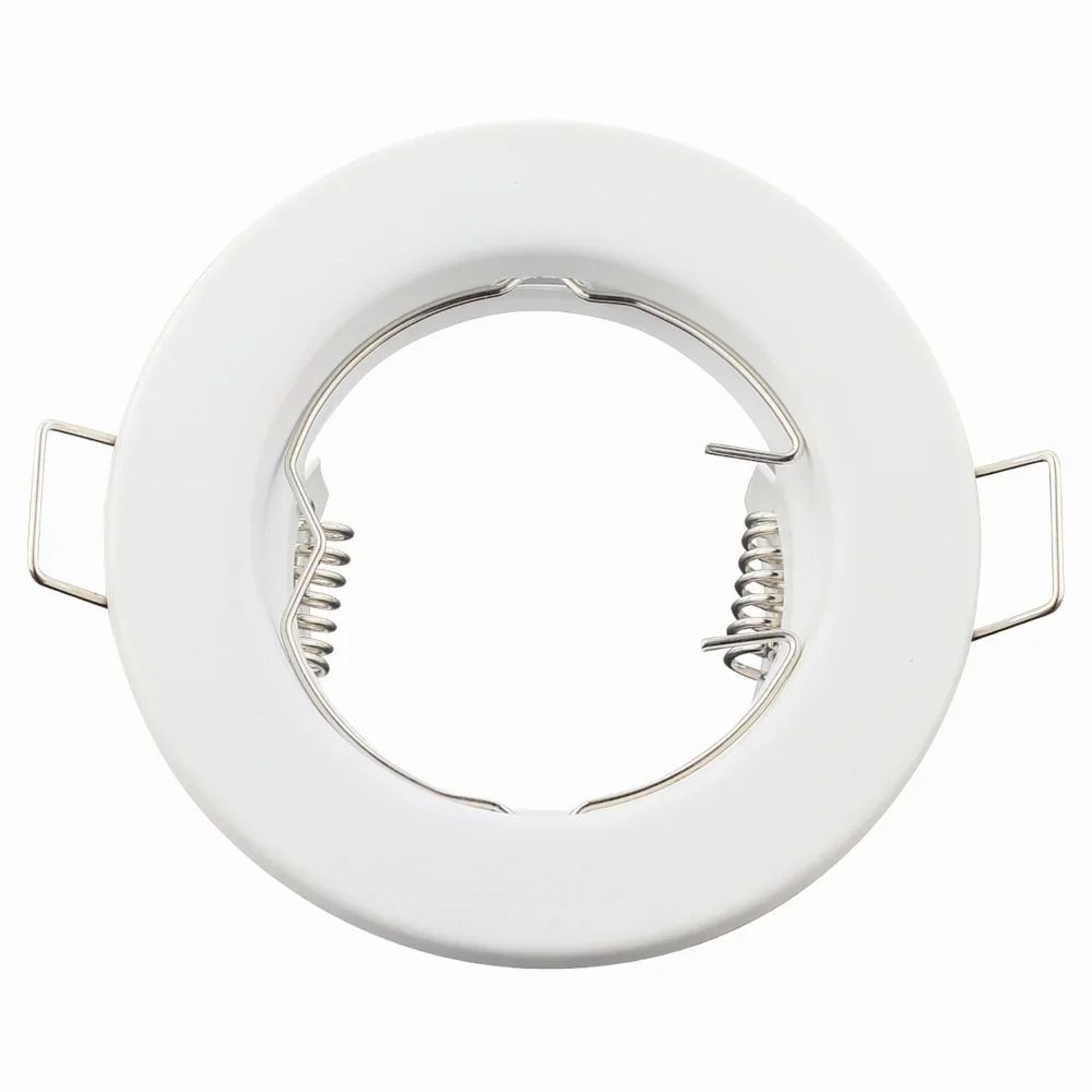 6 Pack Recessed Rotating LED Ceiling Spotlight Fixture Frame Round Gimbal Downlight Ring Set 3