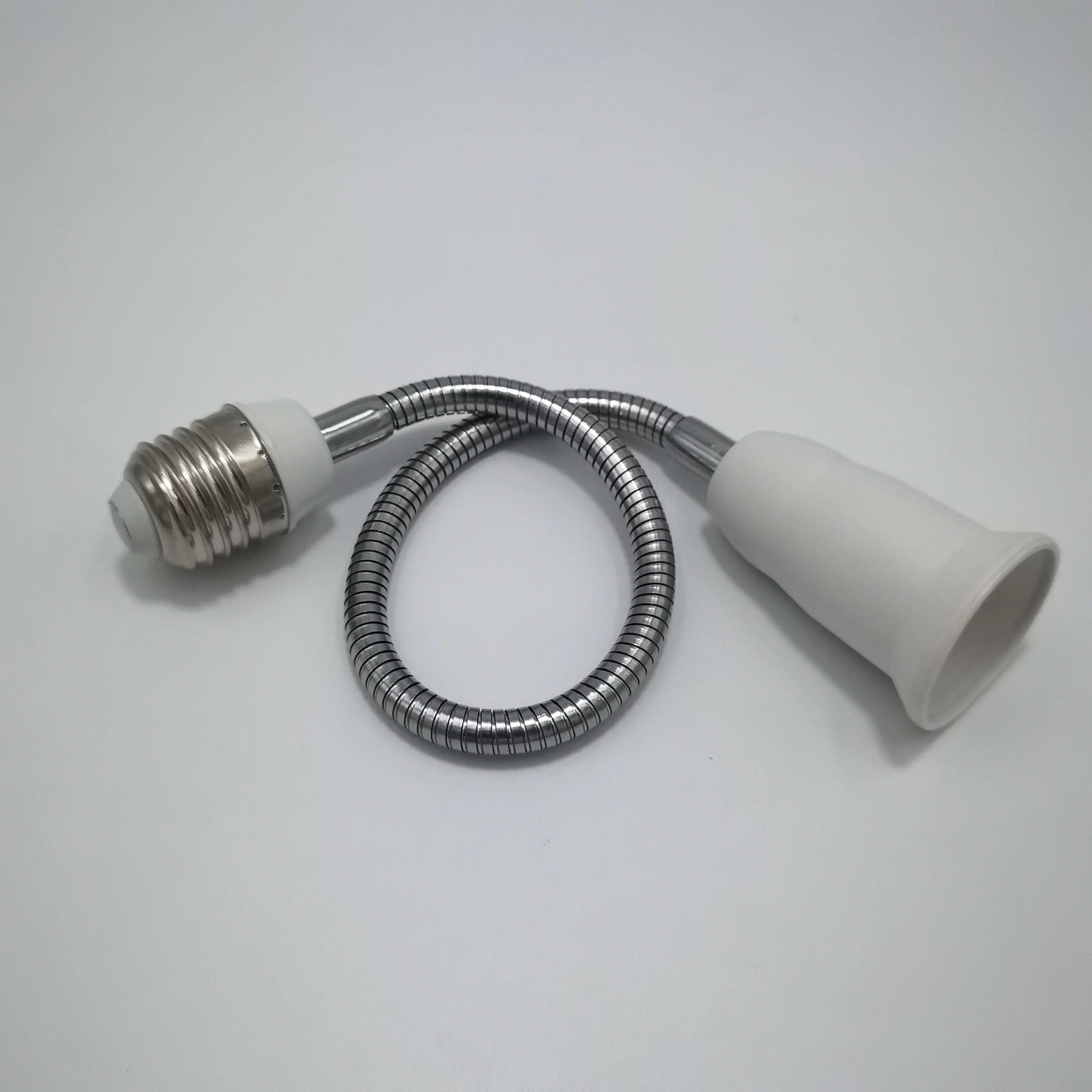 Flexible Extension Adapter Threaded Screw Bulb Socket Converter Adjustable Gooseneck Lamp Holder 2