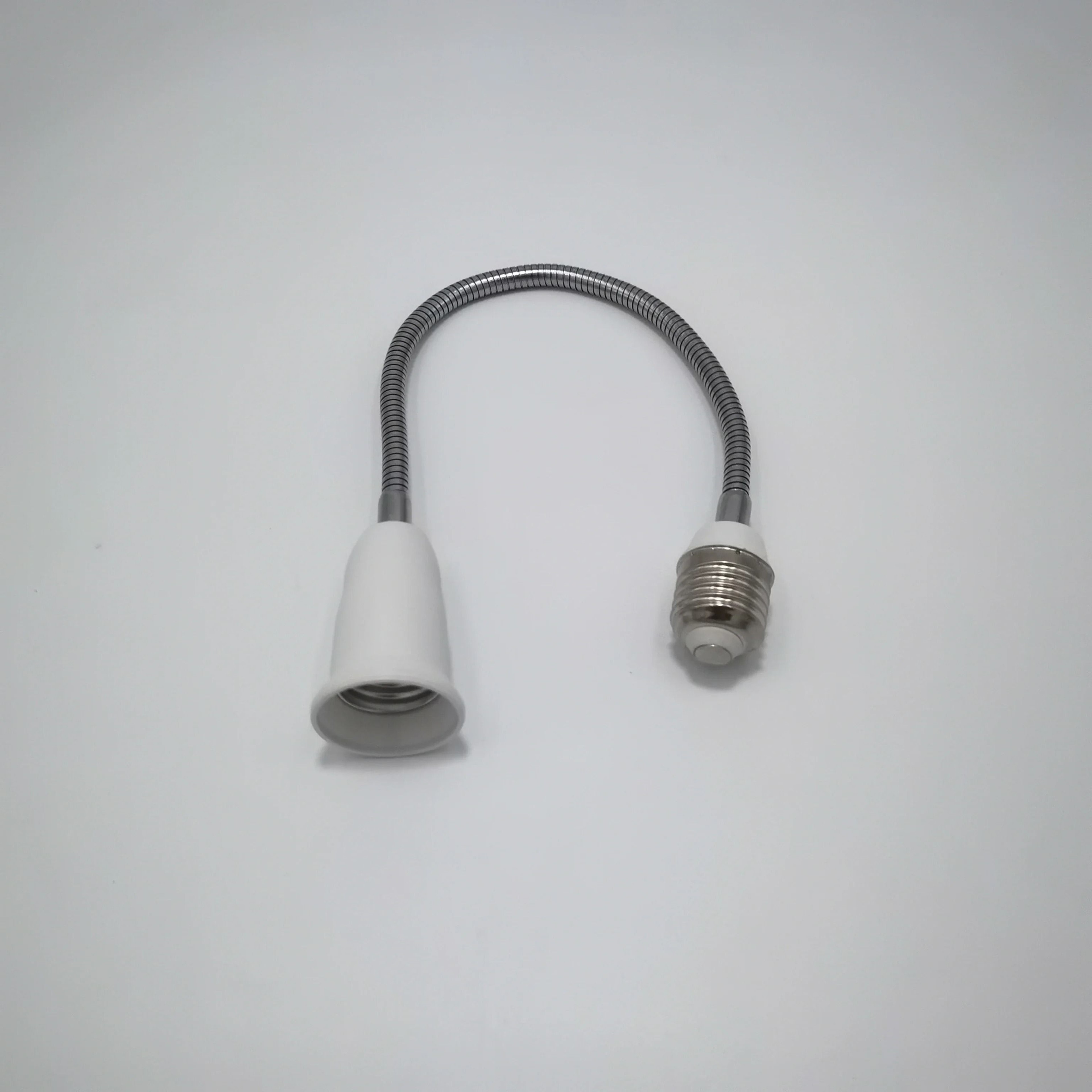 Flexible Extension Adapter Threaded Screw Bulb Socket Converter Adjustable Gooseneck Lamp Holder 3