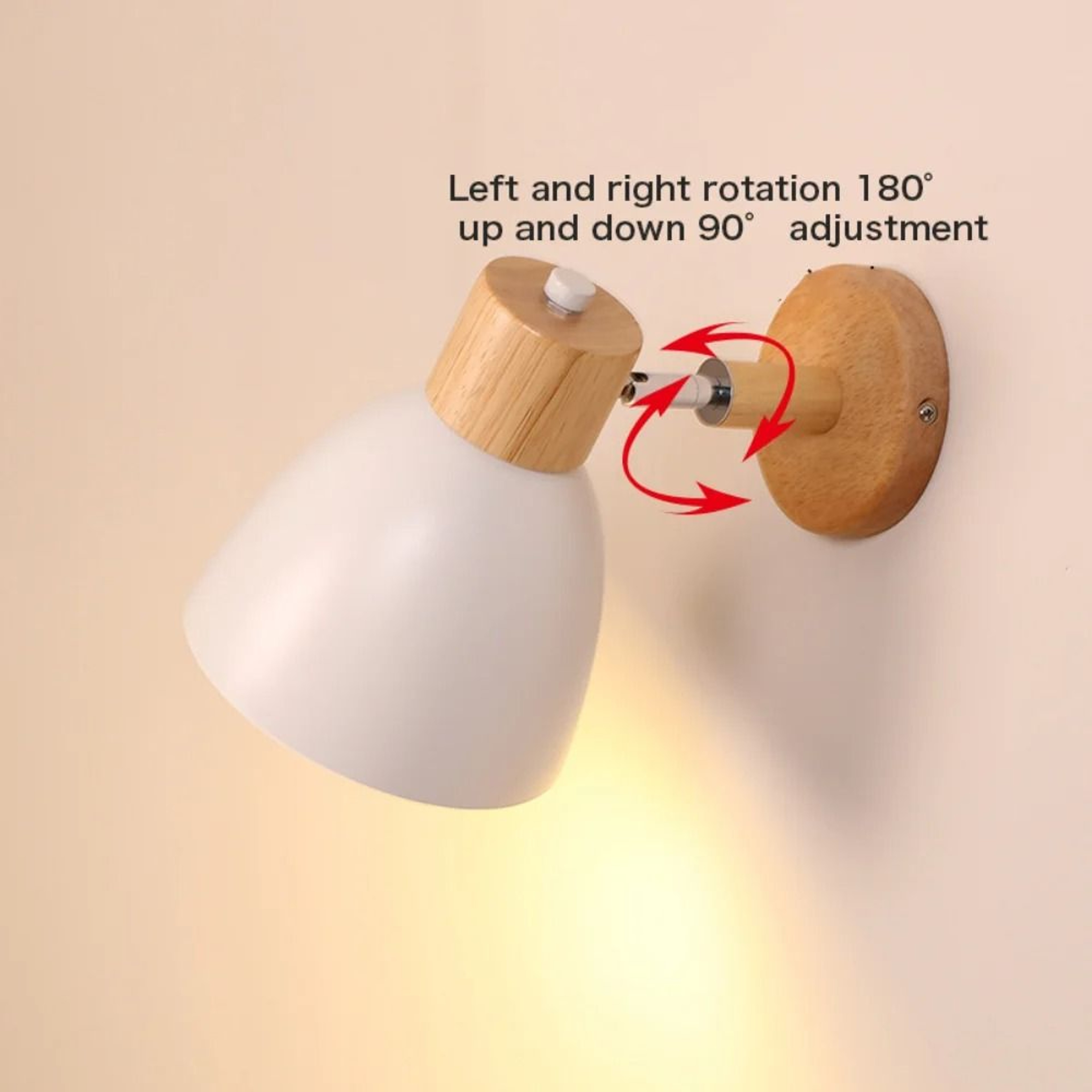 Minimalist Macaron Nordic Wall Sconce Adjustable Swivel Head Bedside Reading Light Fixture 3