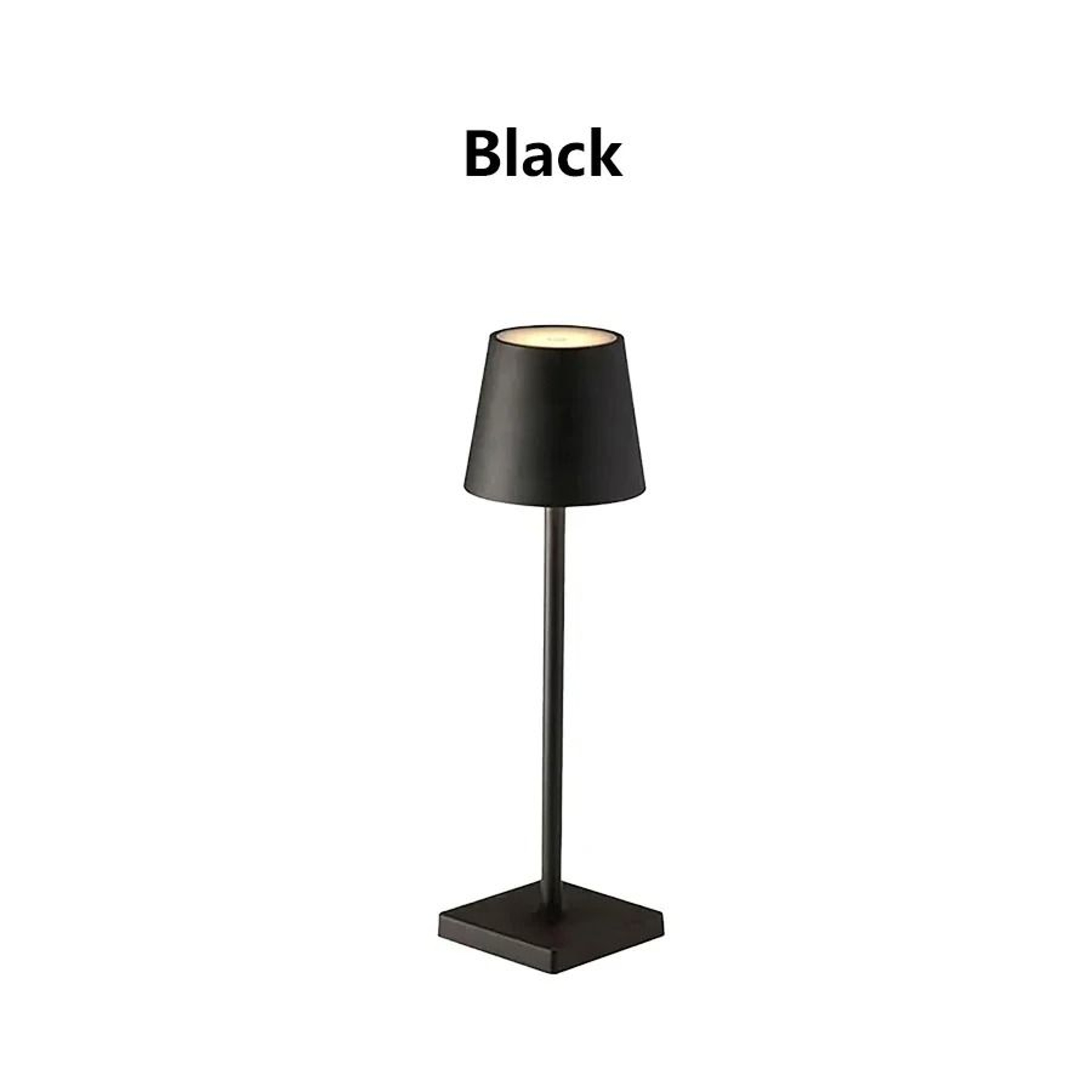 Cordless Rechargeable LED Table Lamp Touch Sensor 3 Color Dimmable Ambient Night Light Restaurant B 6