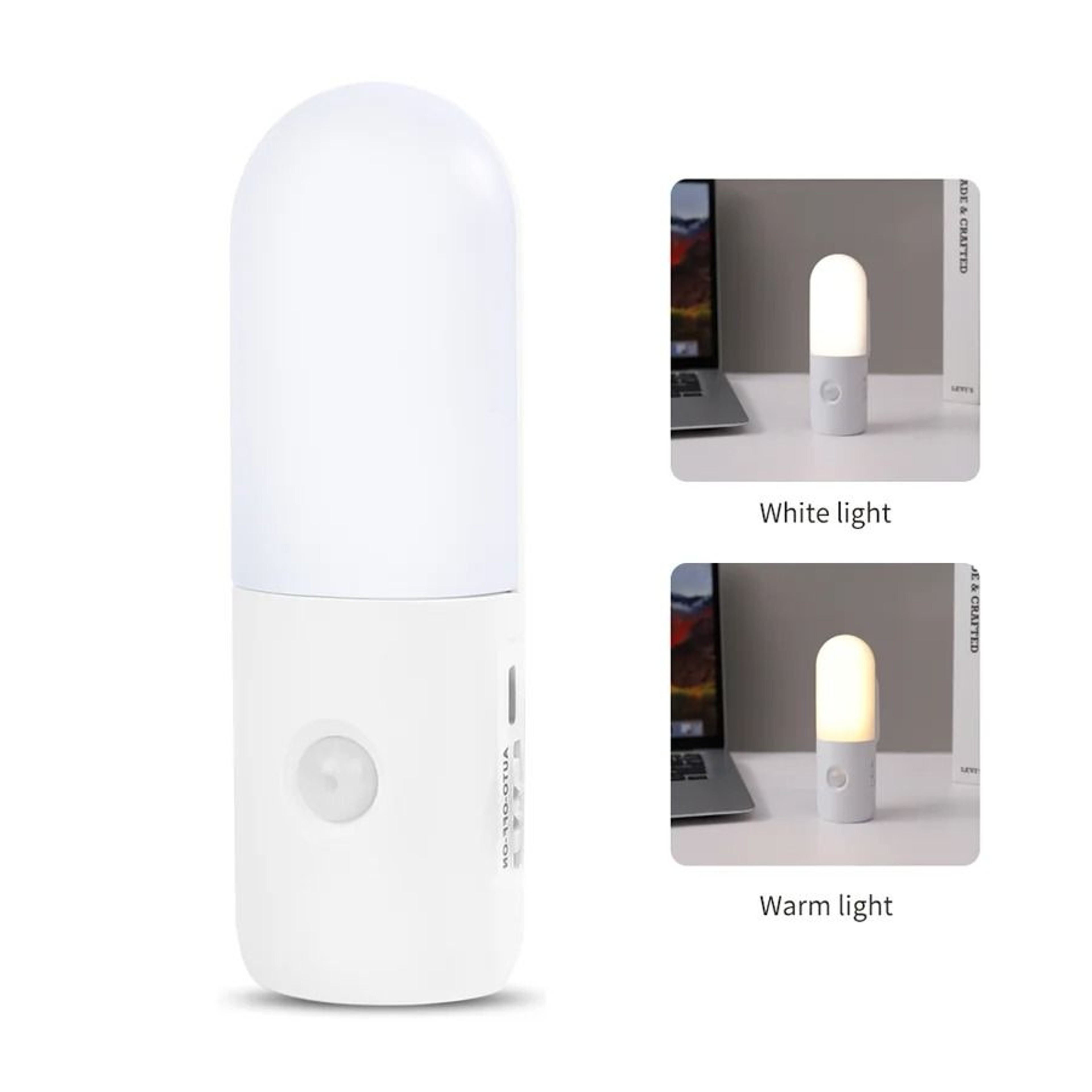 Rechargeable Magnetic Wall Light Motion Sensor LED Night Light Cordless Ambient Lamp Corridor Stair 6