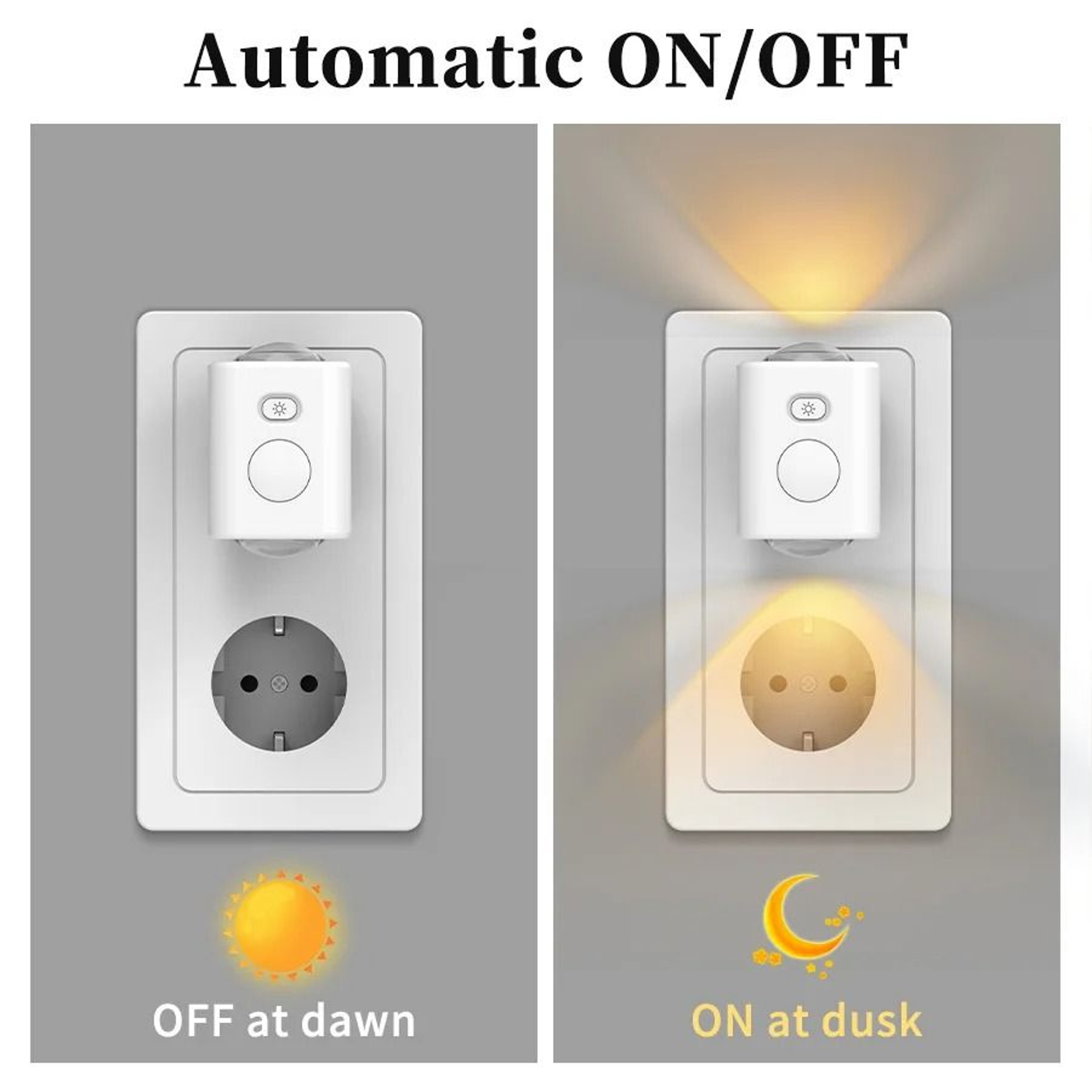 Motion Sensor LED Night Light Plug In Dimmable RGB Color Changing Wall Lamp 220V 1