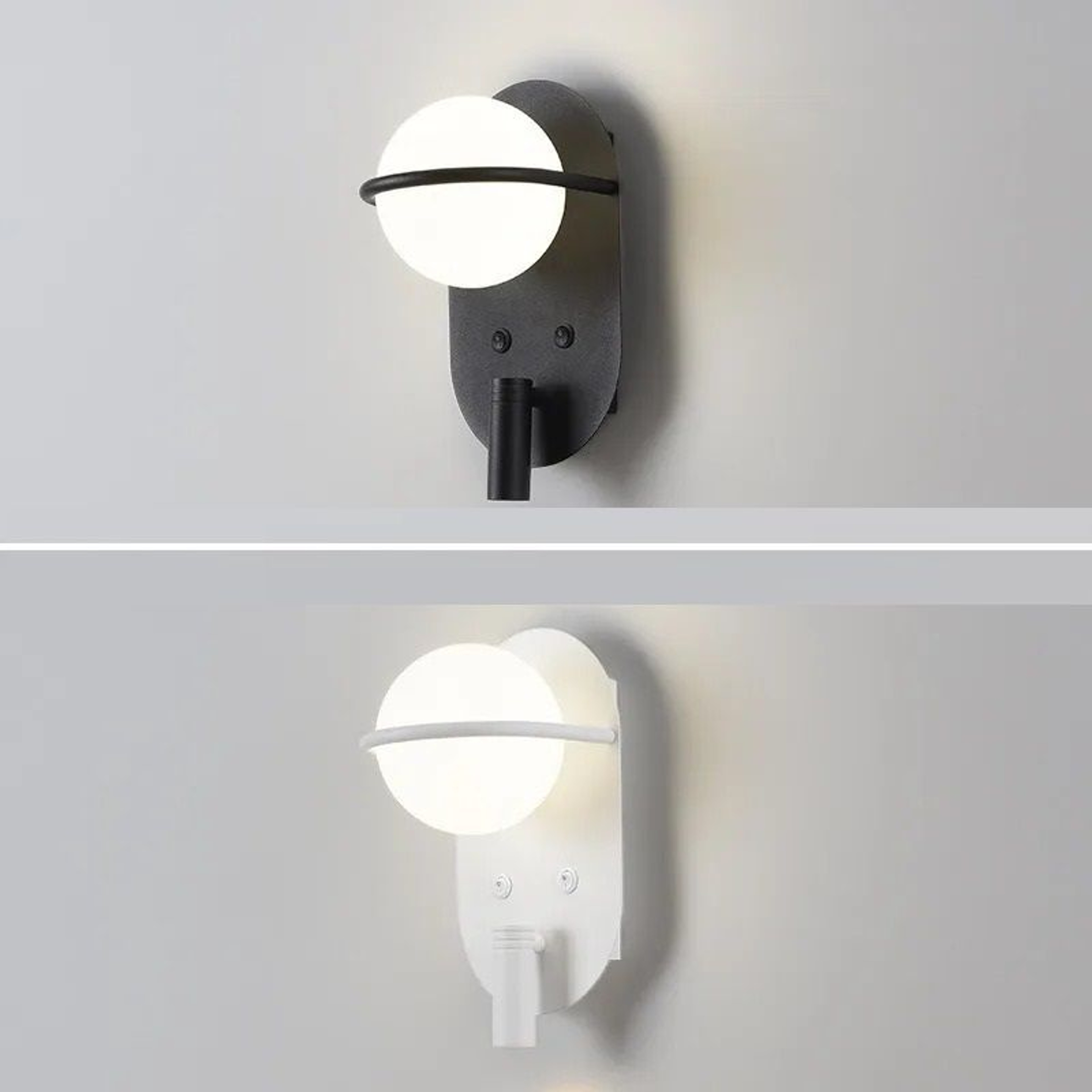 Minimalist Geometric LED Wall Lamp Creative Bedside Sofa Background Sconce 5