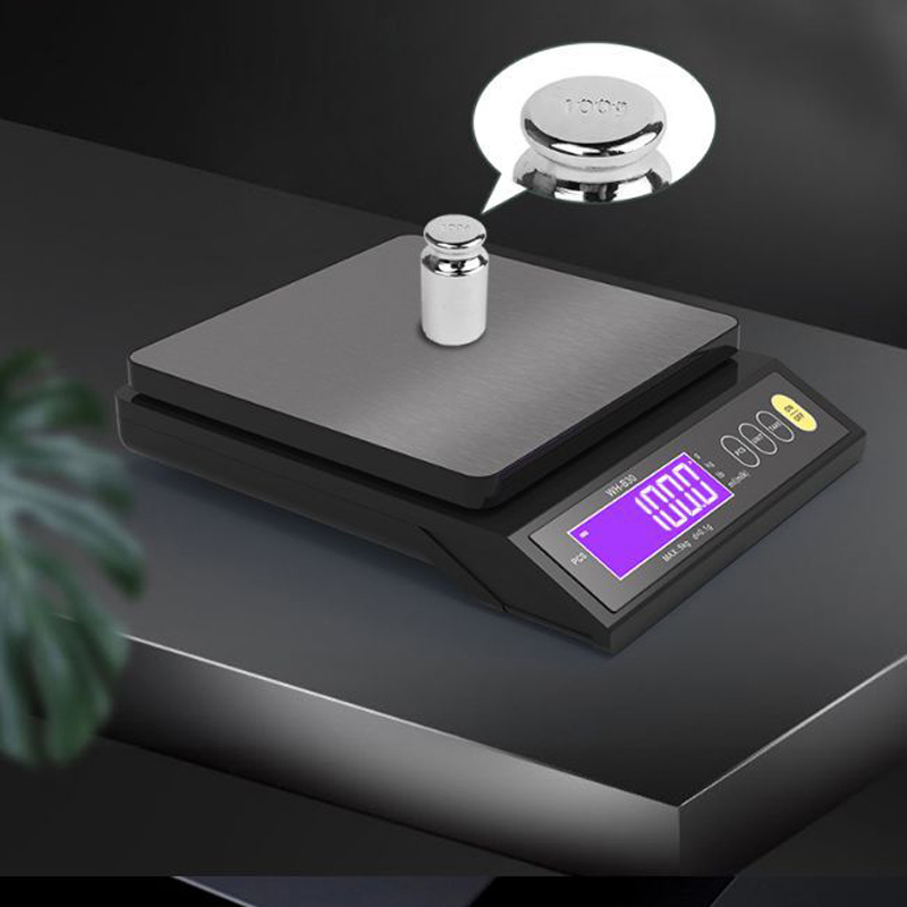 Waterproof Digital Kitchen Scale Stainless Steel Precision Food Scale 3