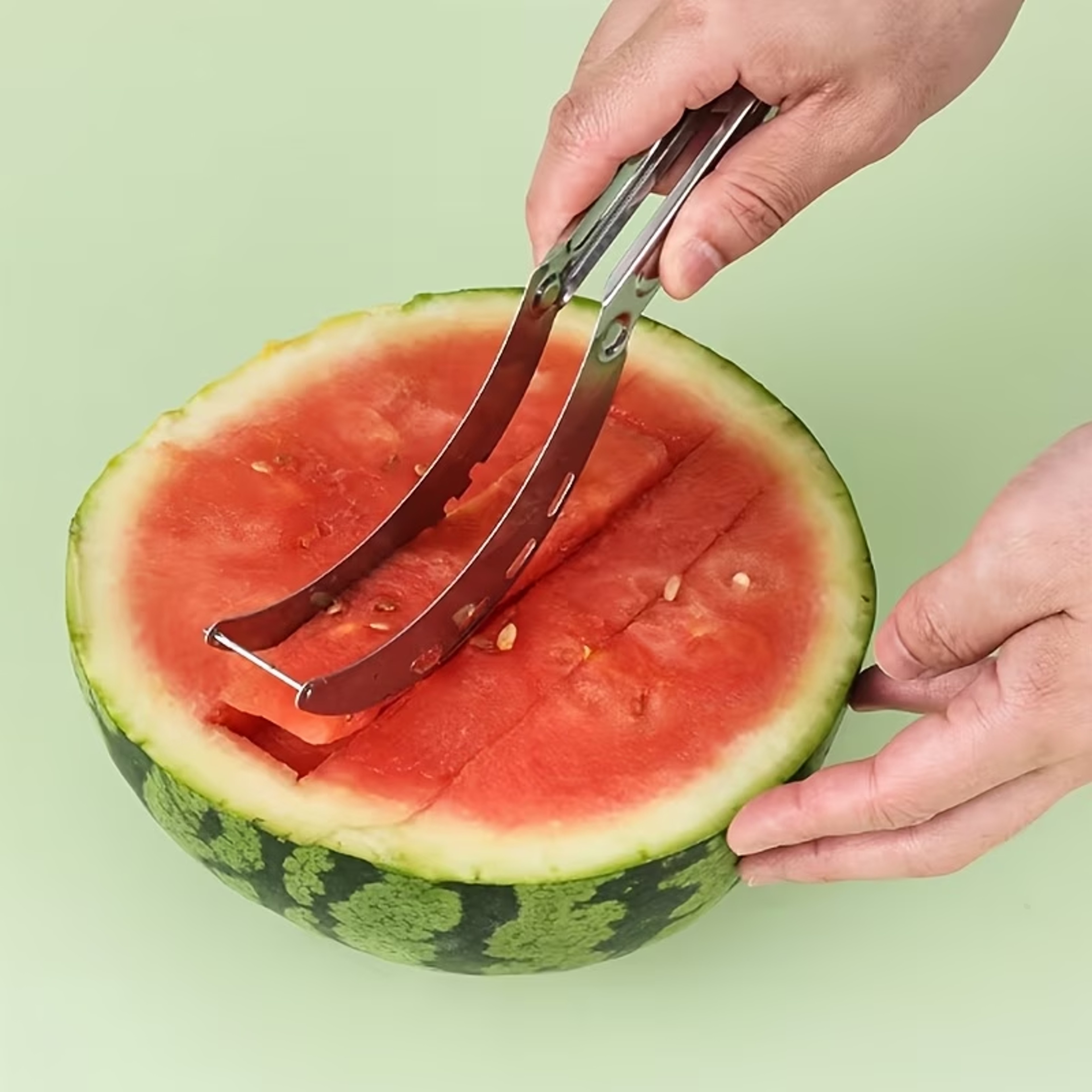 Stainless Steel Watermelon Slicer And Fruit Cutter Tool 3