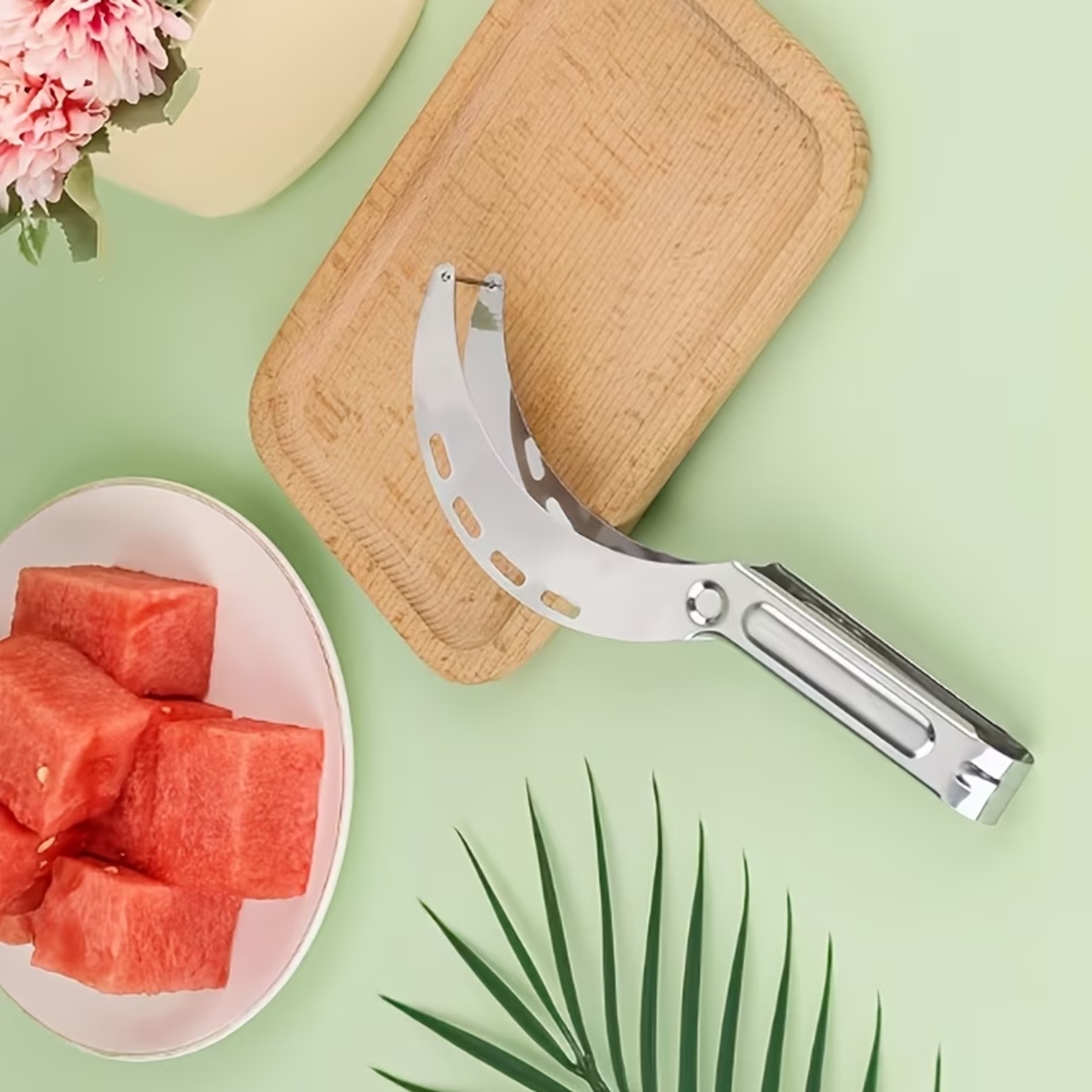 Stainless Steel Watermelon Slicer And Fruit Cutter Tool 5
