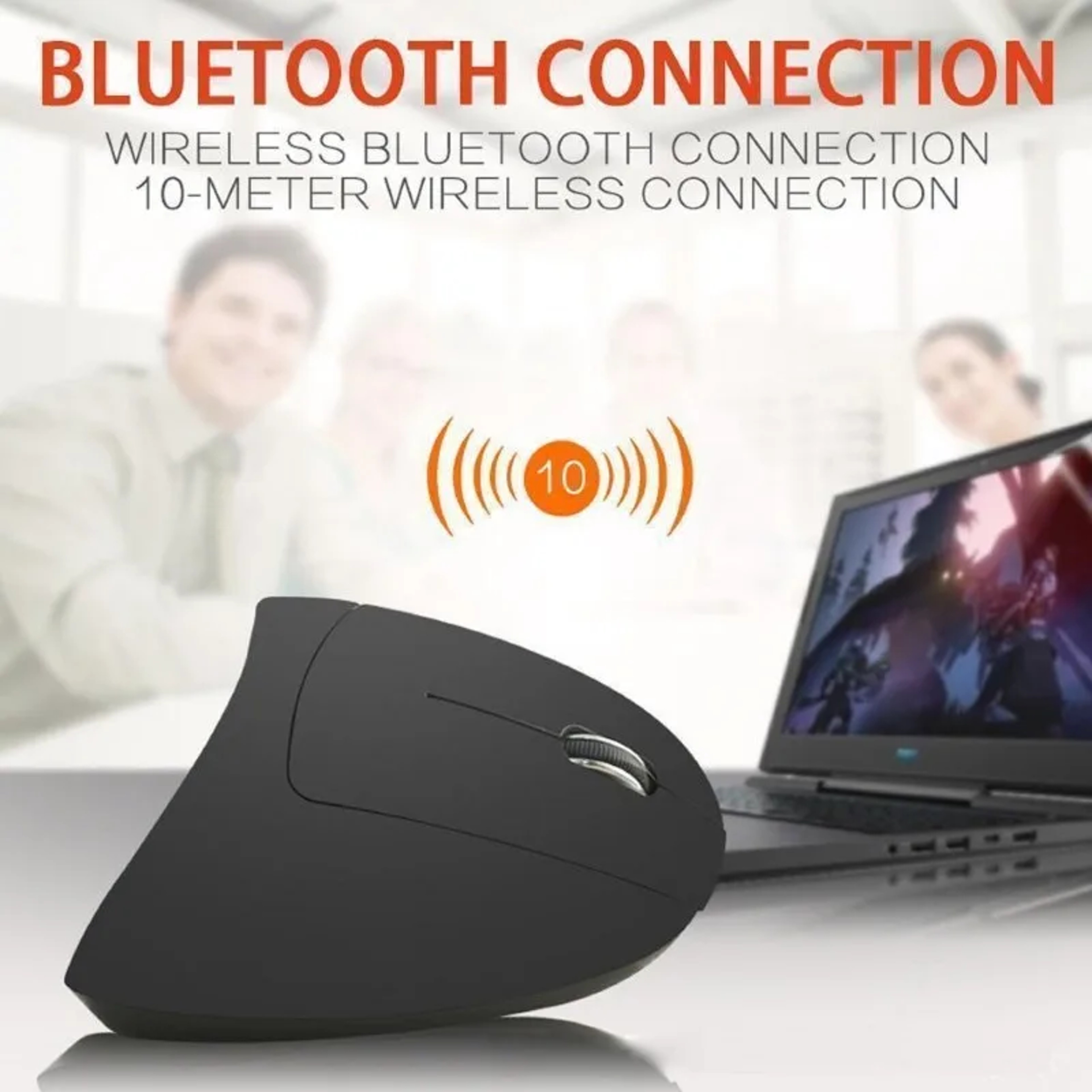 Wireless Vertical Ergonomic Mouse Wireless Gaming Mouse for PC Laptop – view 4