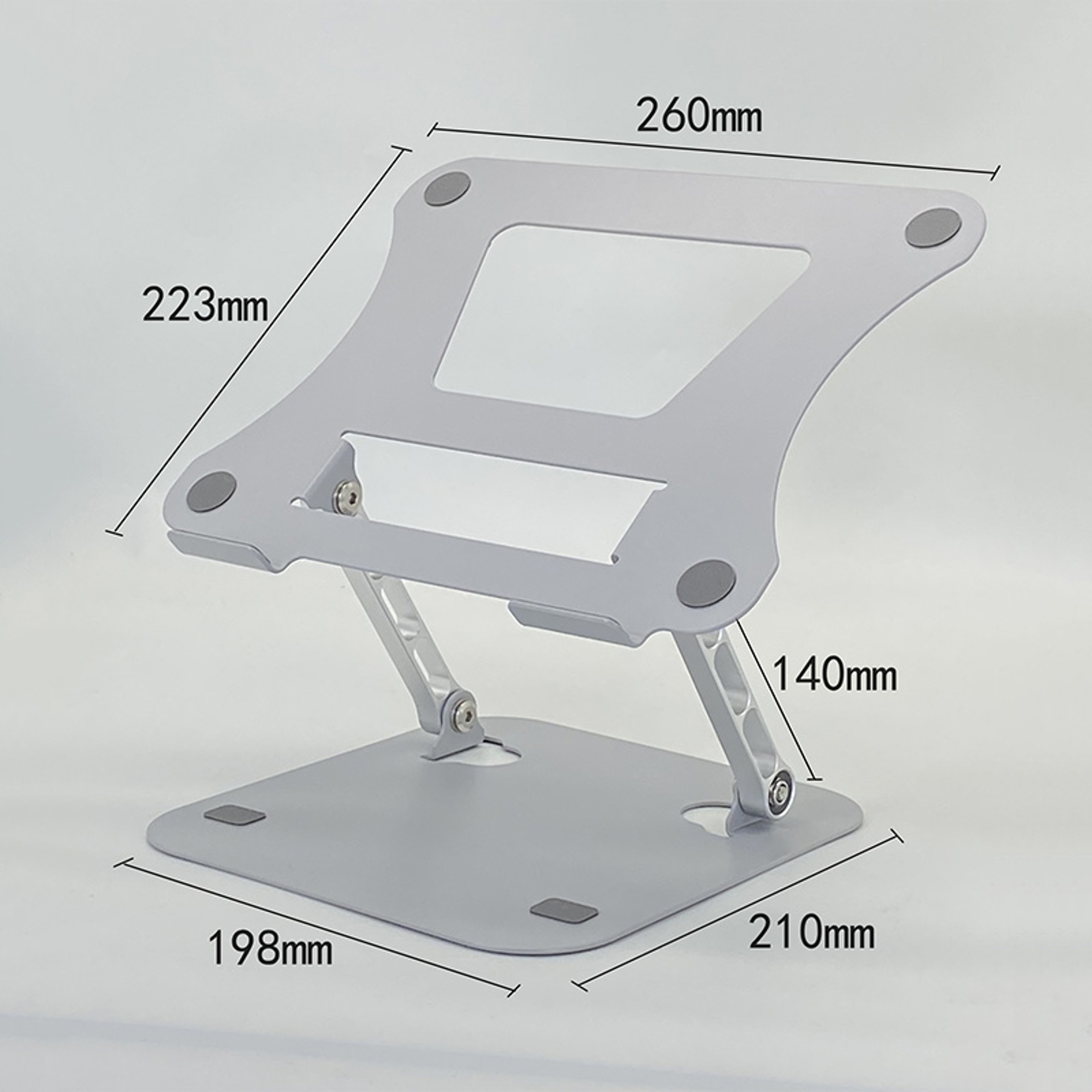 Adjustable Laptop Stand Foldable Carbon Steel Ergonomic Holder For Laptops 6