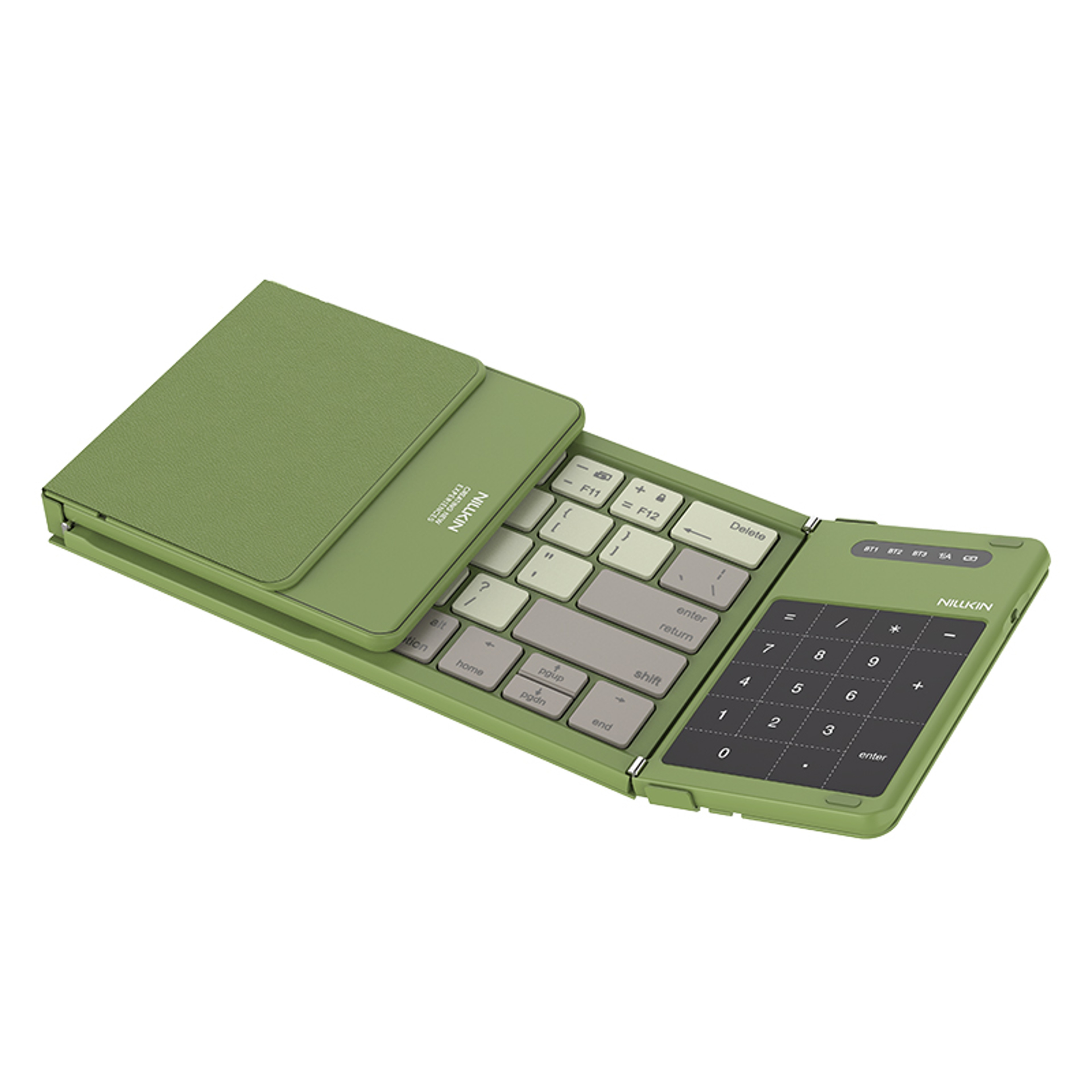 Mini Foldable Bluetooth Keyboard With Touchpad Portable Rechargeable Wireless Keyboard 0