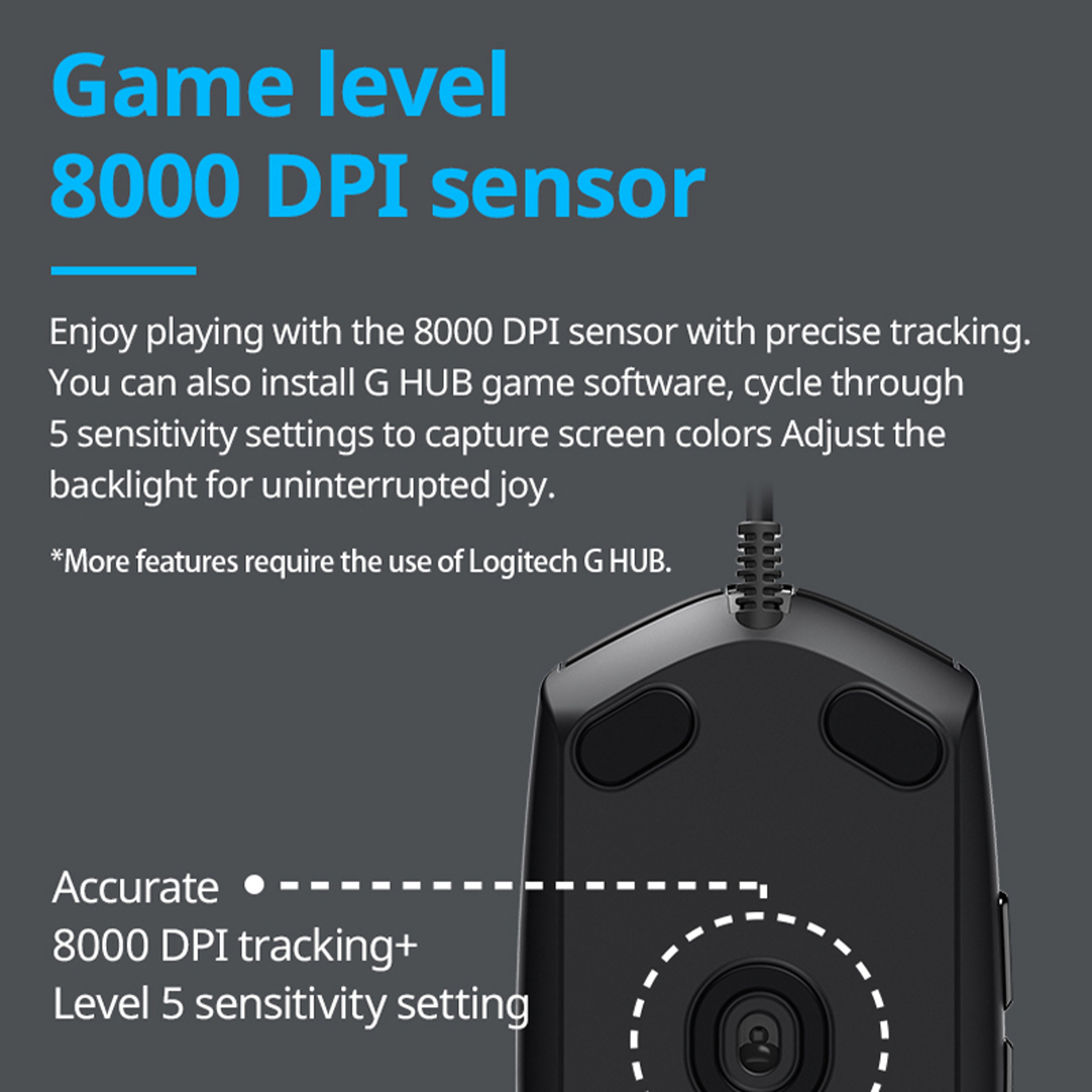 Wired Gaming Mouse DPI RGB With Customizable Buttons 4