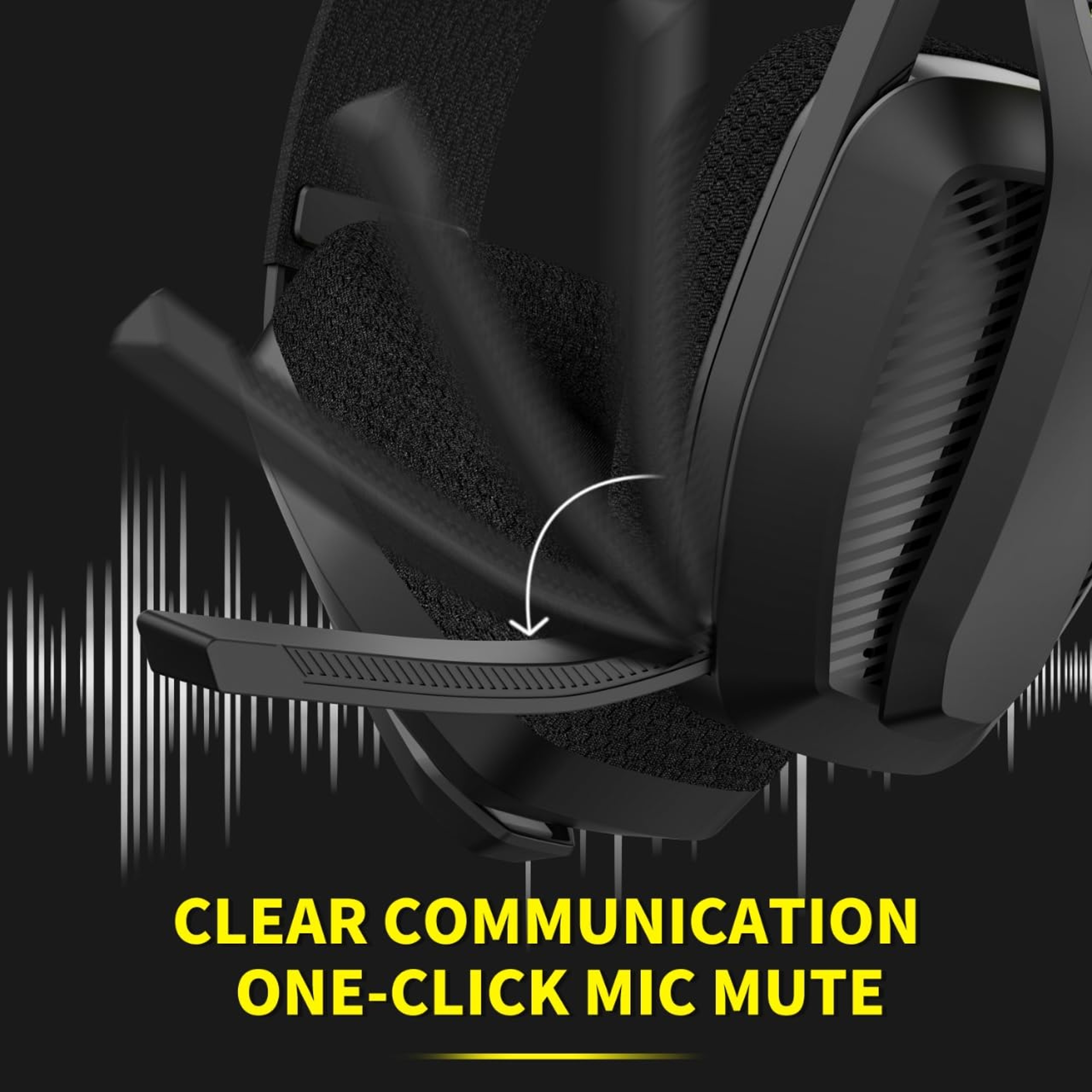 Wireless Gaming Headset With Mic For PC Mac And Bluetooth Devices 9