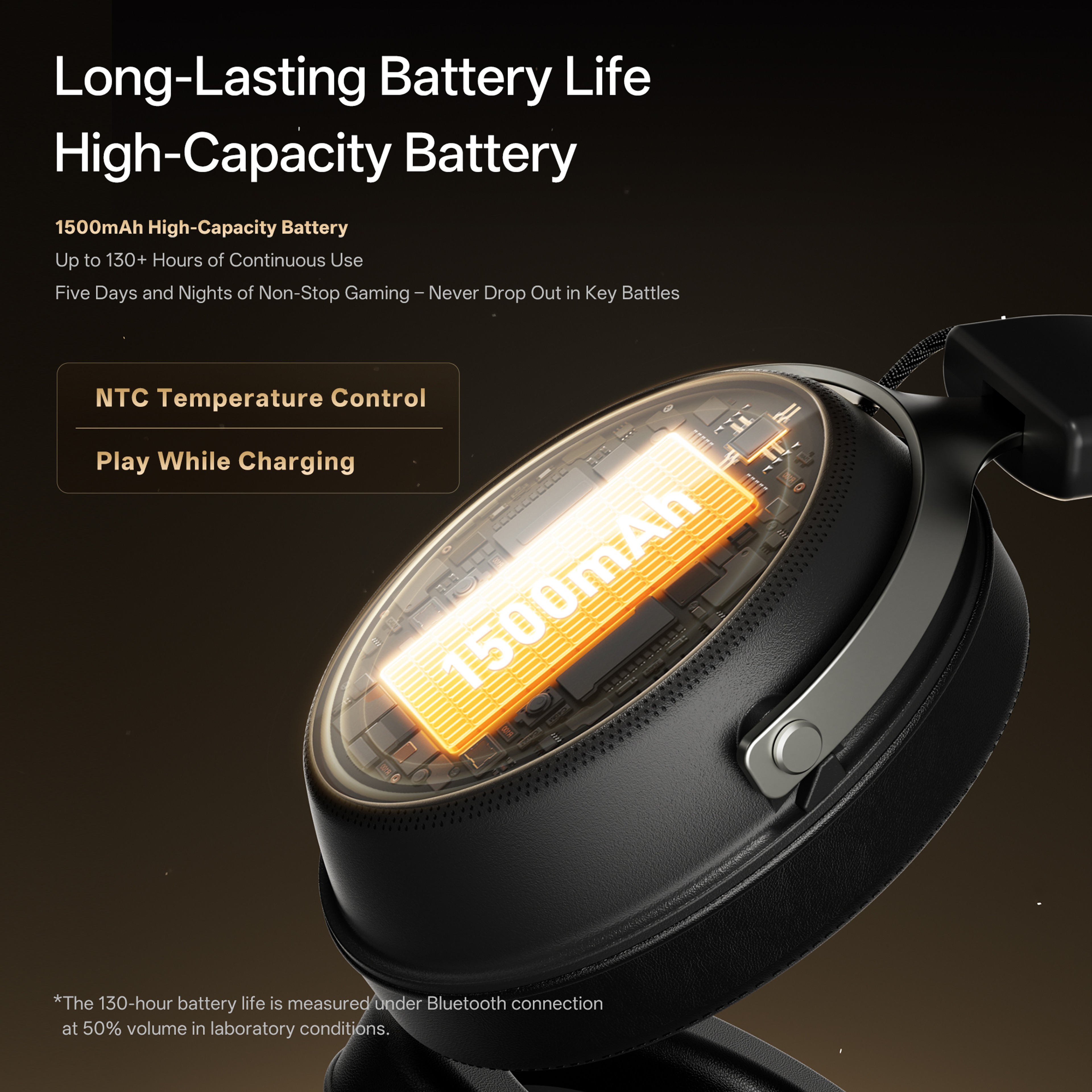 Wireless Gaming Headset With Mic For PC Macs 8