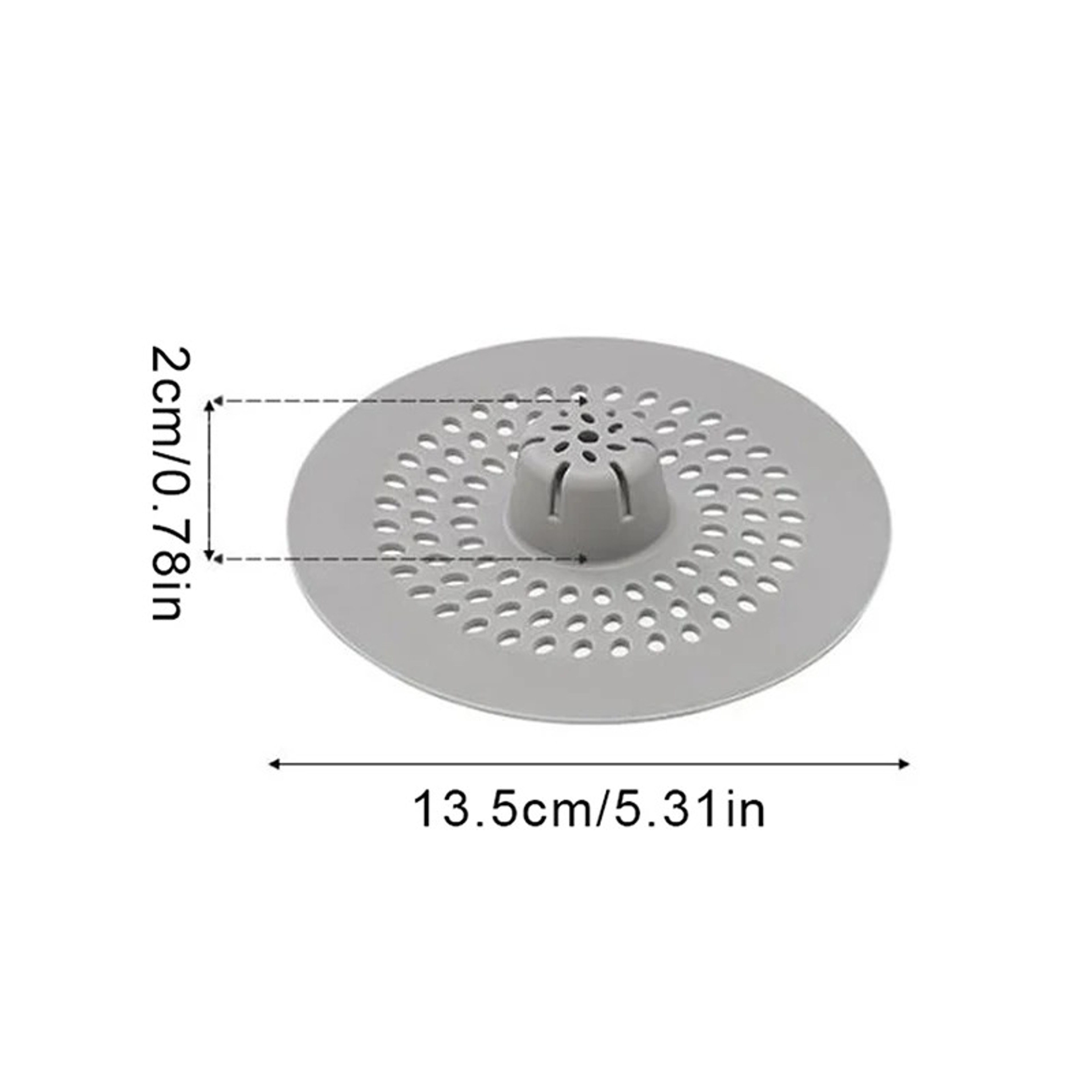 Silicone Floor Drain Cover Hair Catcher And Anti Clog Drain Filter 6