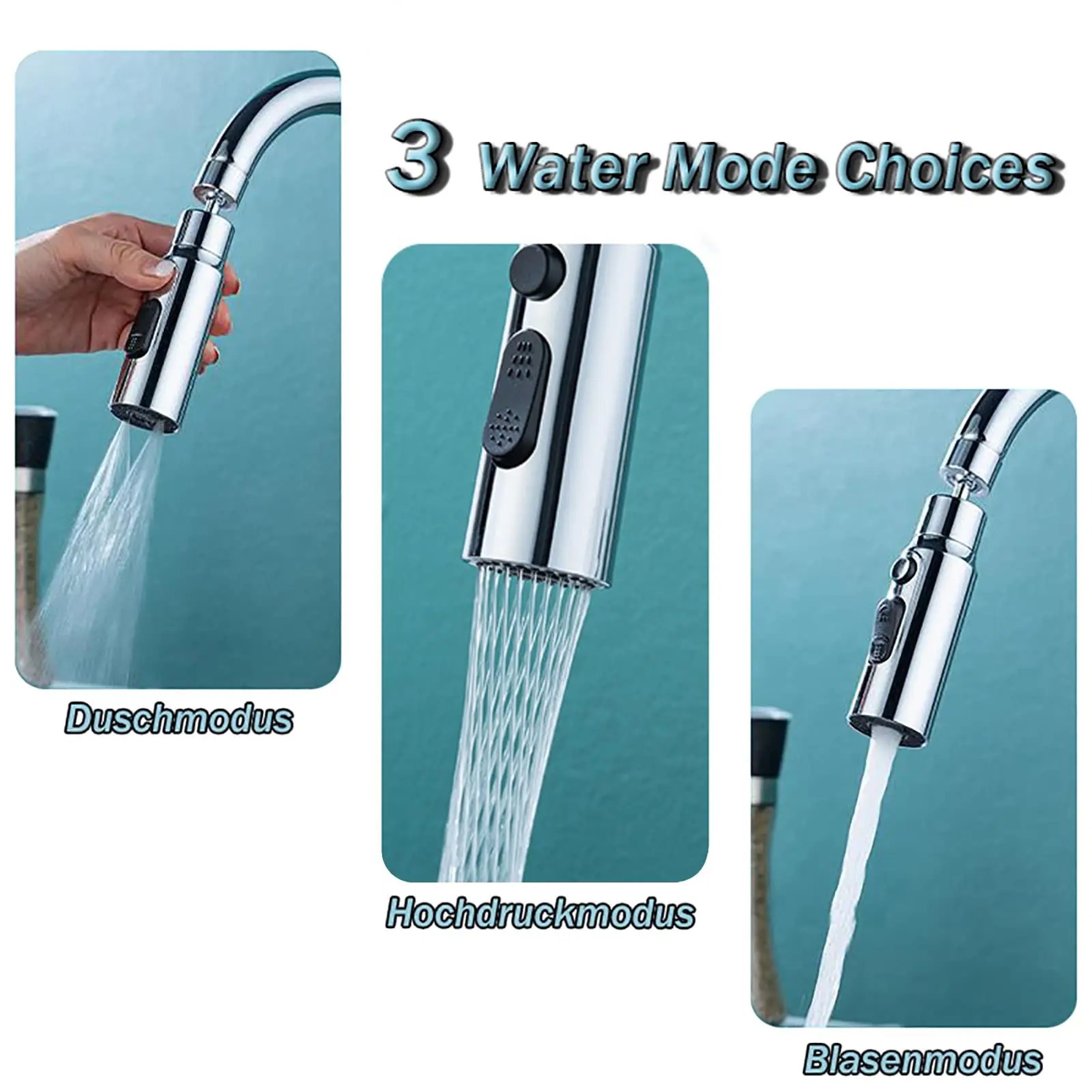 Kitchen Faucet Aerator Anti Splash Sprayer 3