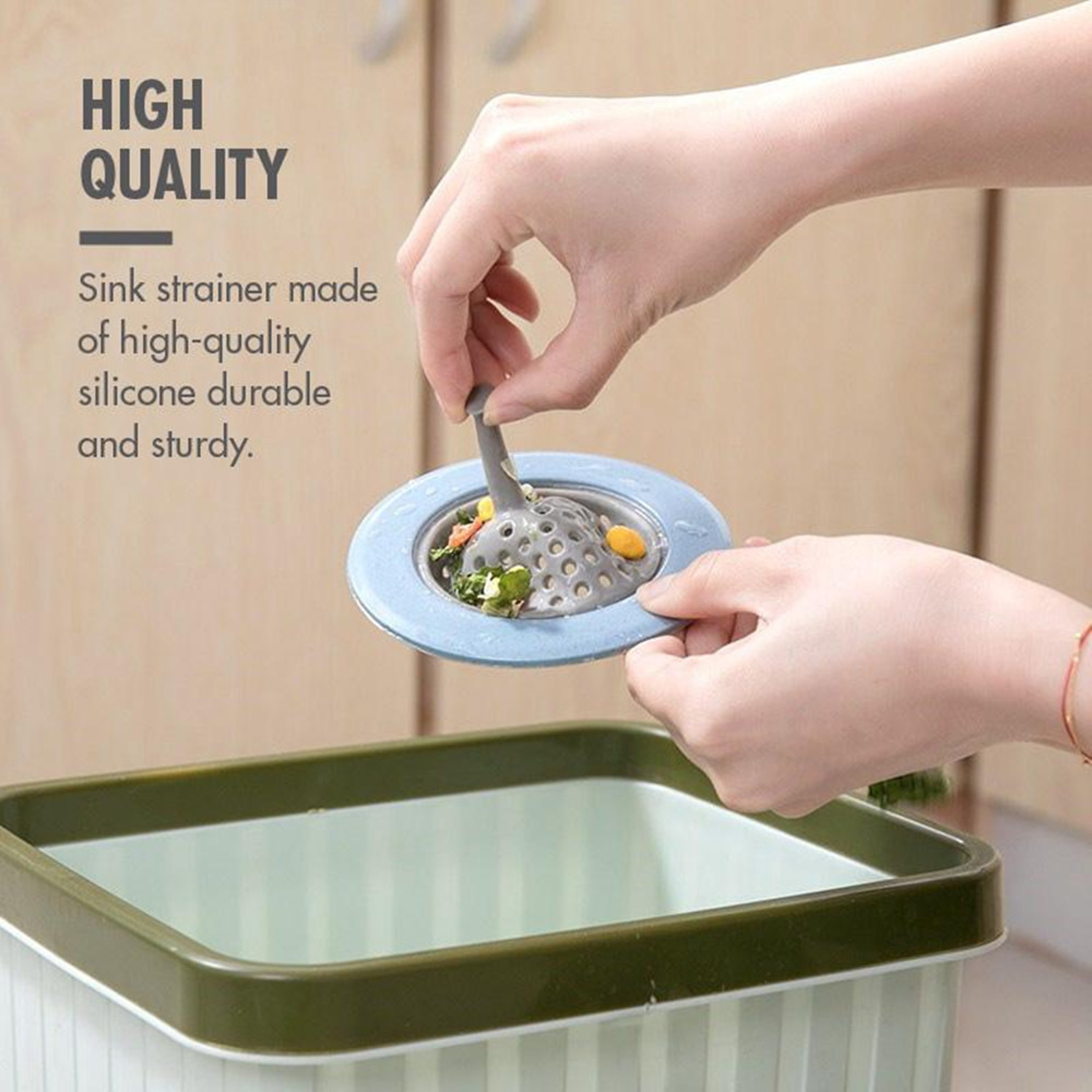 Silicone Sink Strainer Anti Clog Drain Hair Catcher For Kitchen And Bathroom 7