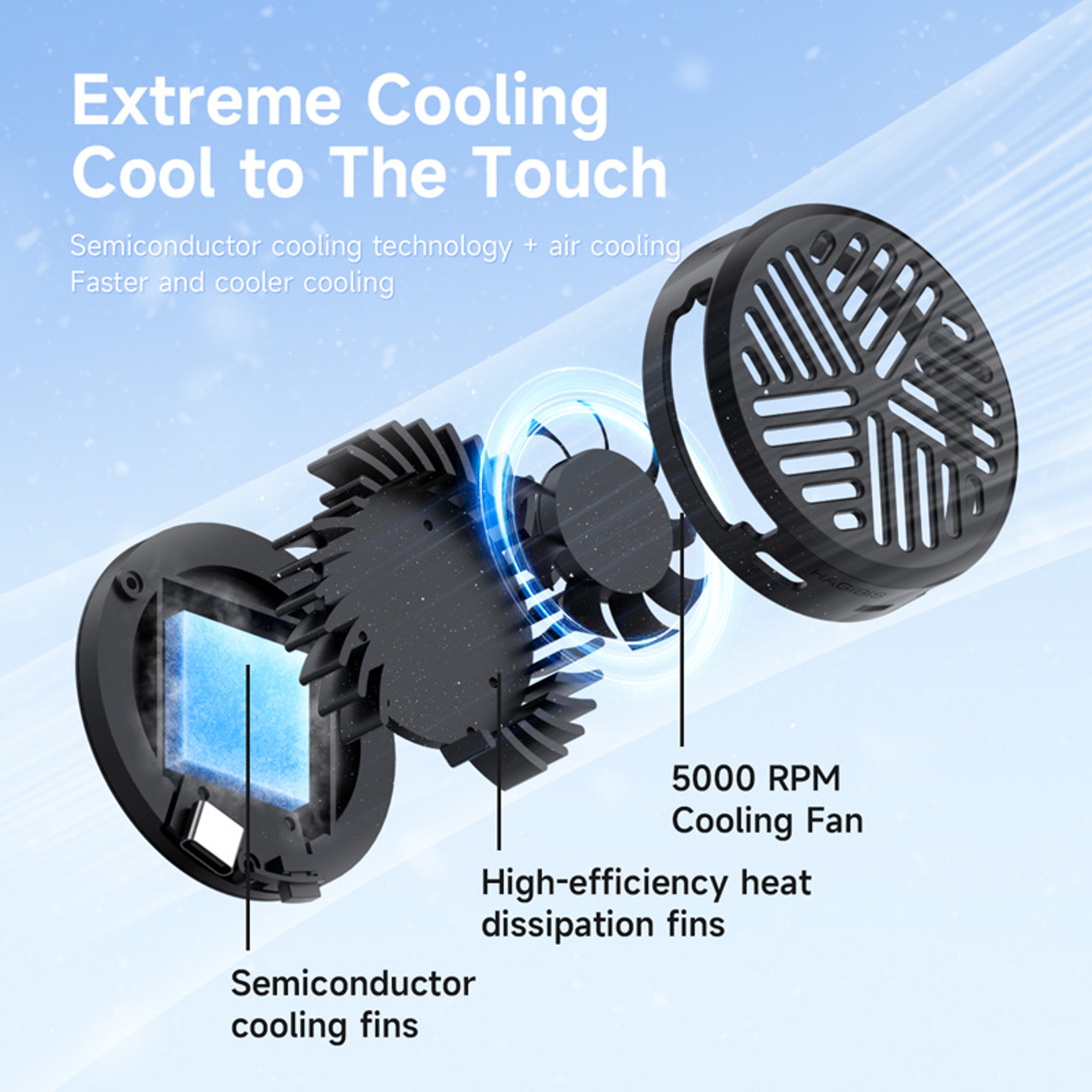 Magnetic Phone Cooler For Gaming And Live Streaming 3
