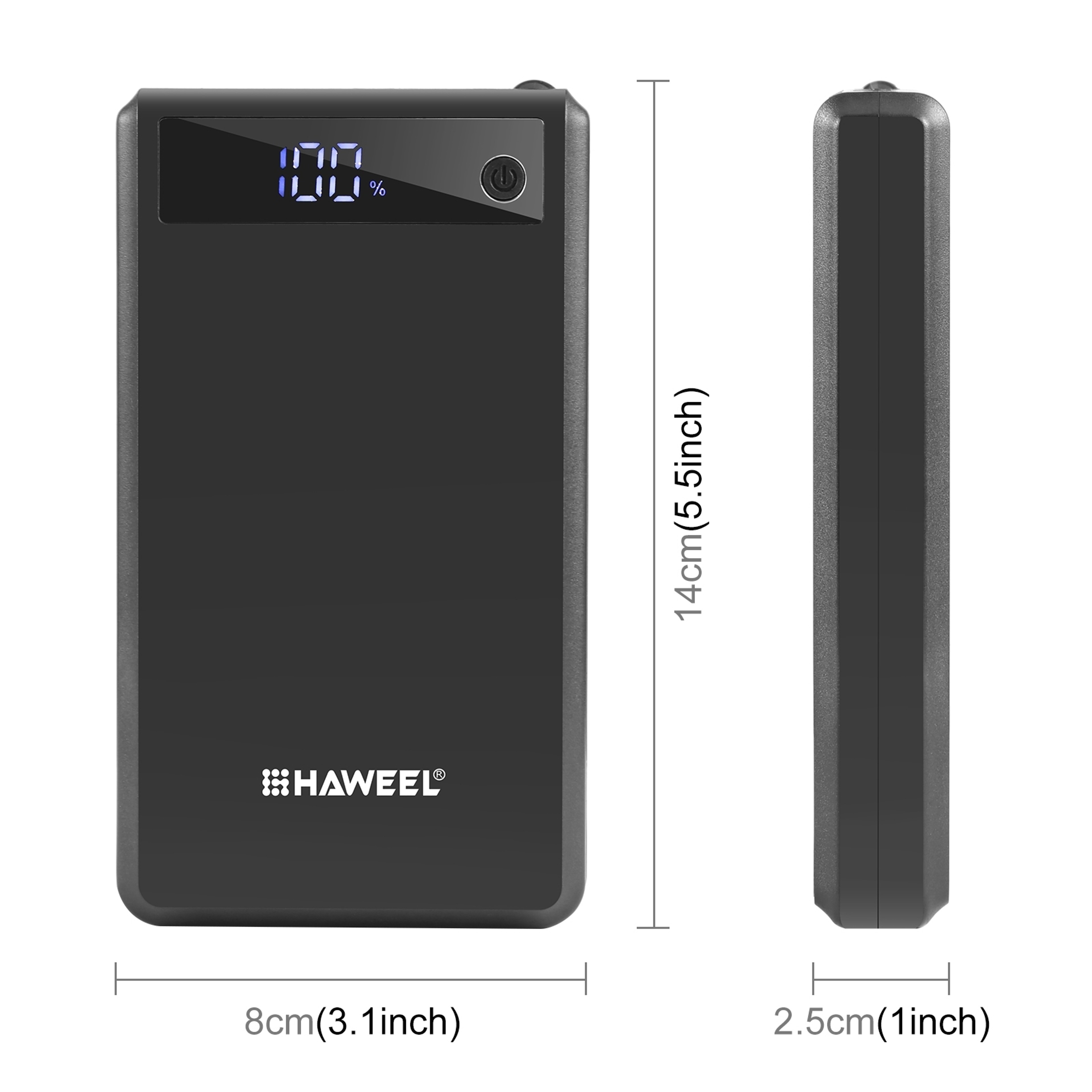 Power Bank Case Fast Charging USB C DIY Battery Box With Display 2
