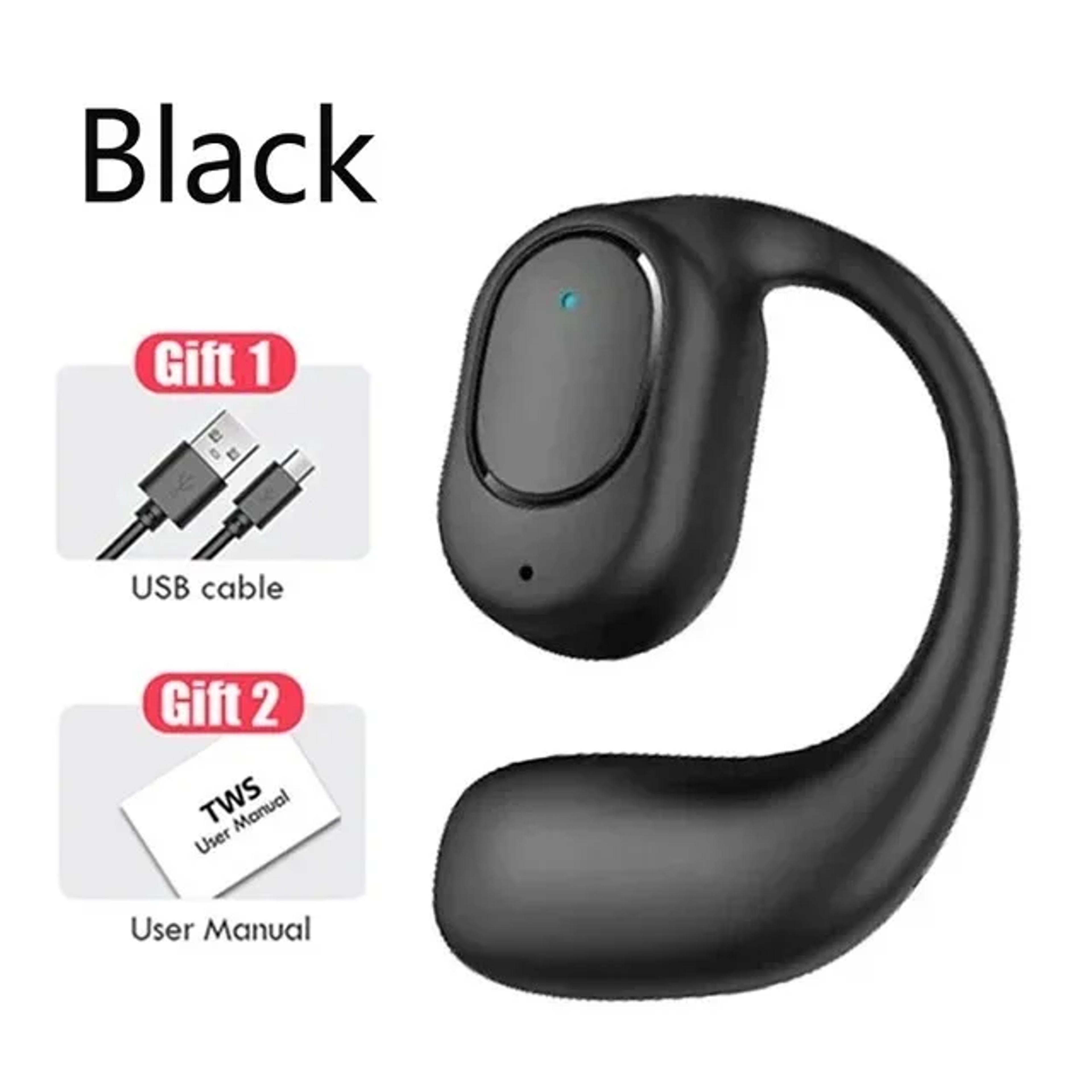 Mini Wireless Bluetooth Earbuds With Touch Control HD Stereo Sound And LED Light 7