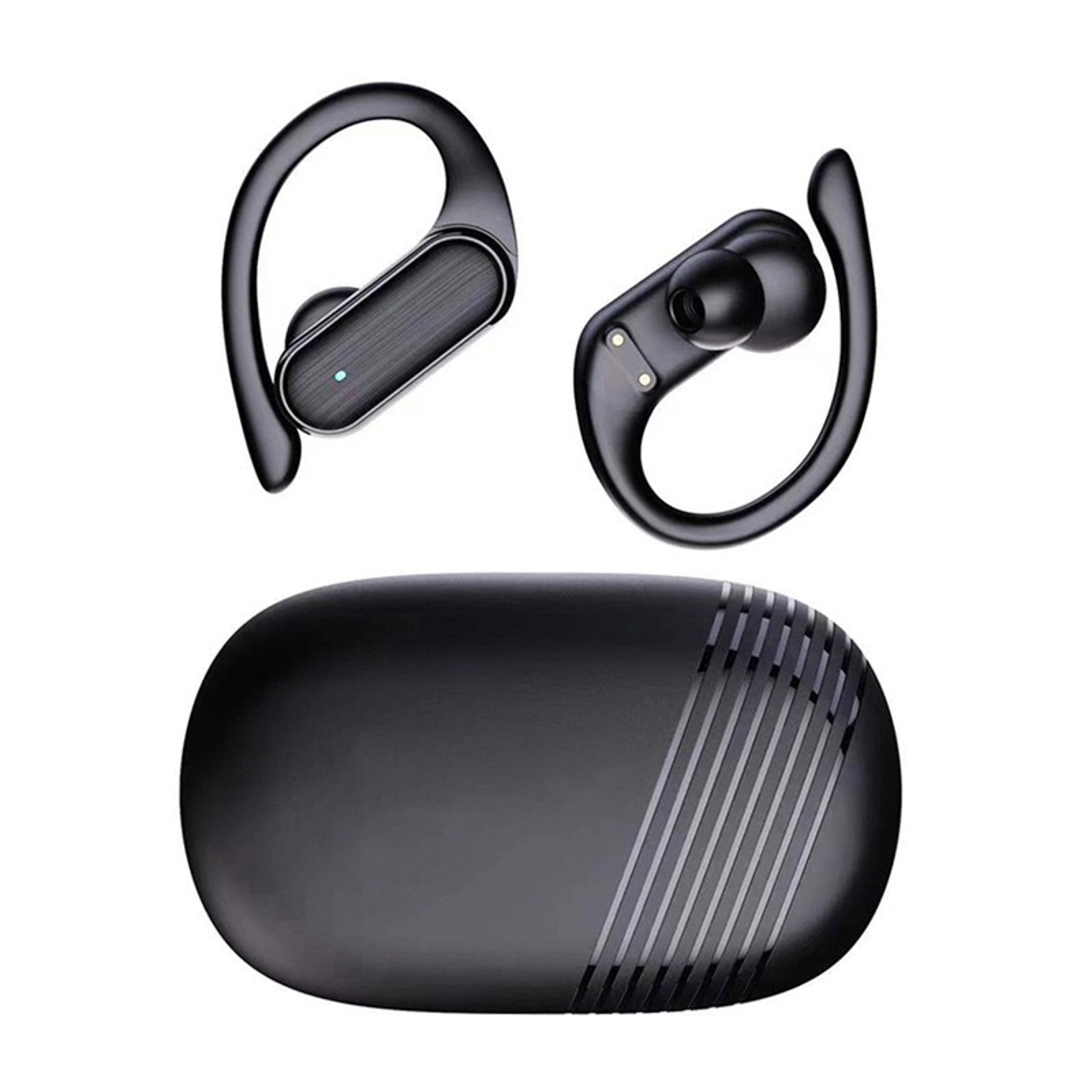 Mini Wireless Bluetooth Earbuds With Touch Control HD Stereo Sound And LED Light 0