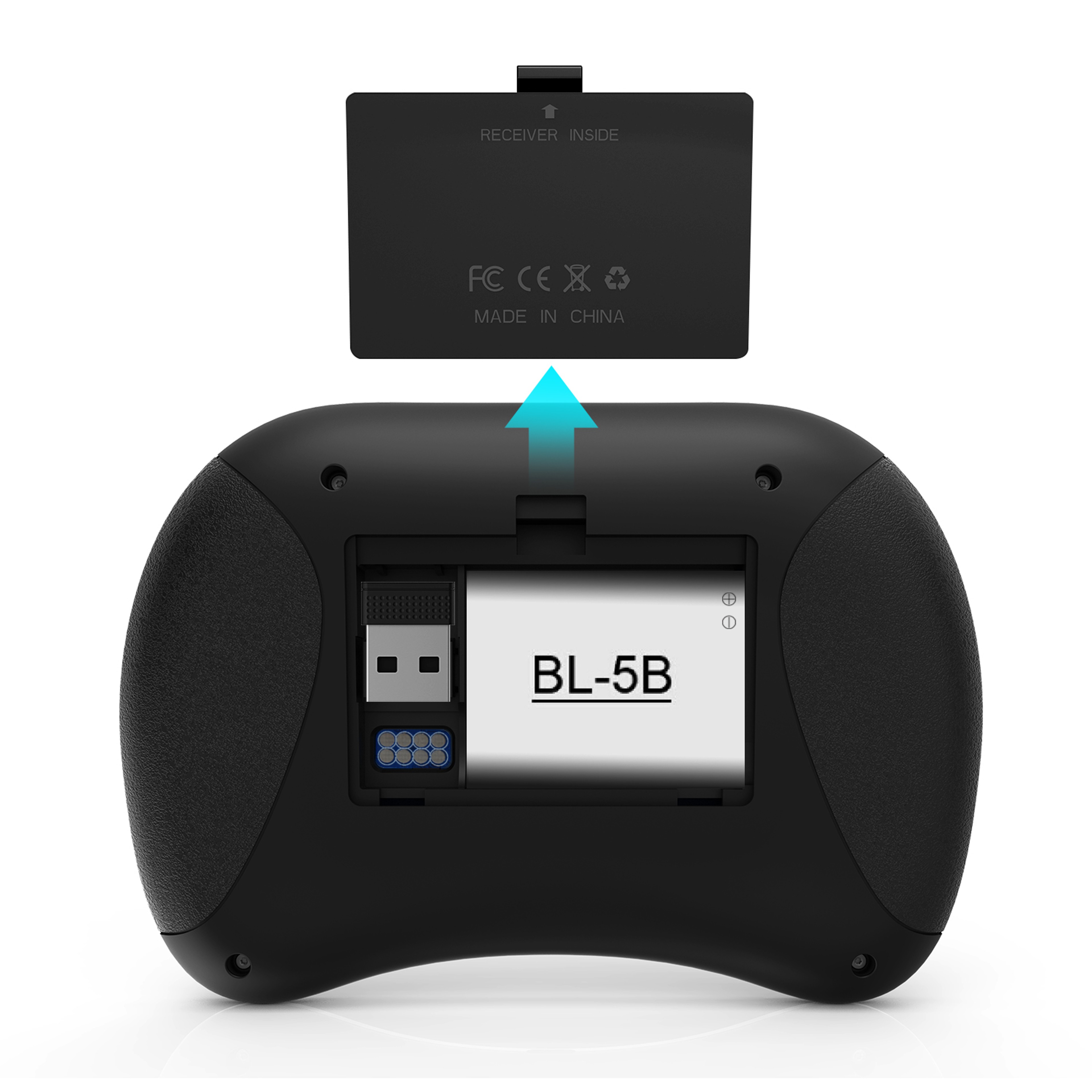 Mini Wireless Keyboard With Touchpad And RGB Backlight 2