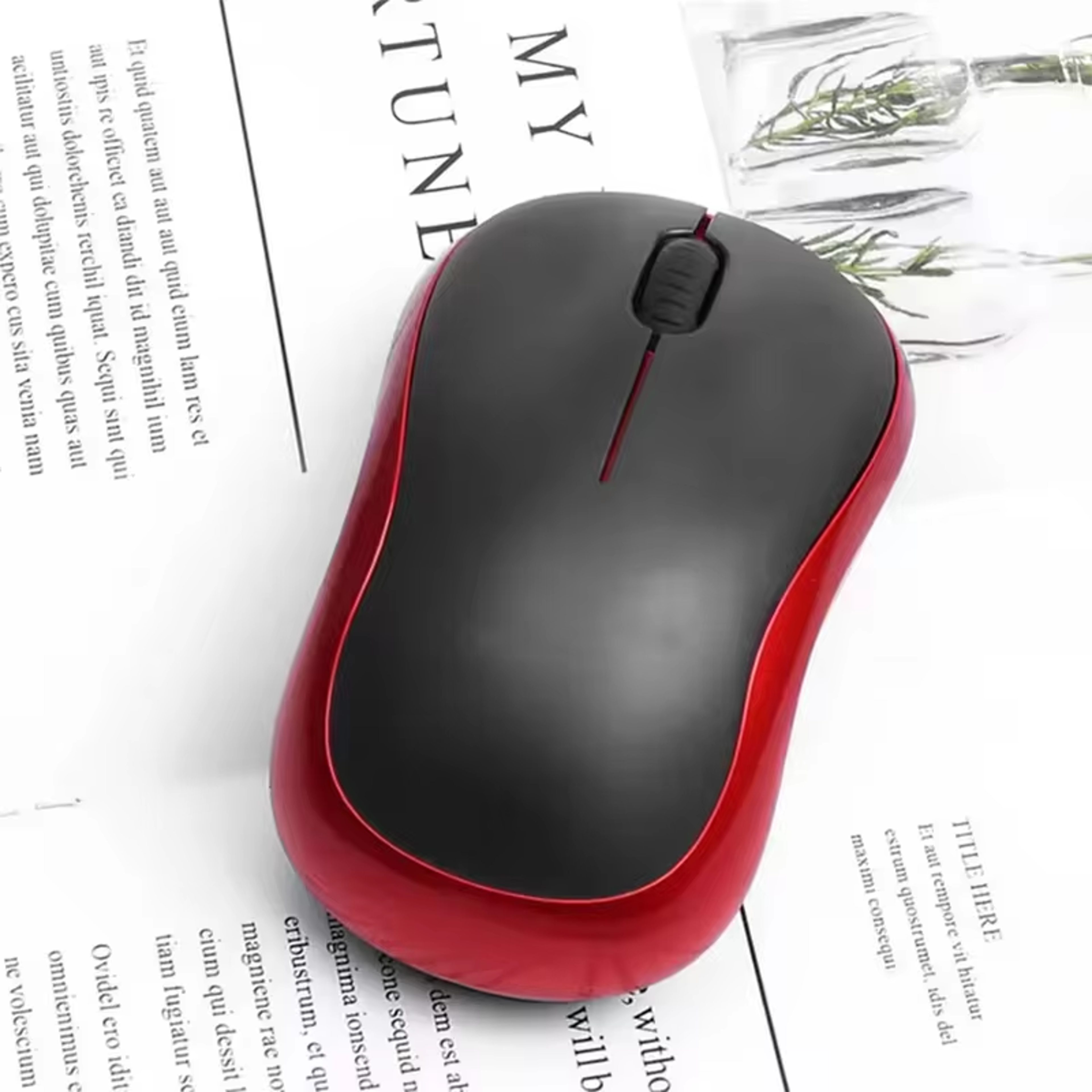Wireless Ergonomic Mouse USB Receiver For Laptop PC Mac Windows 3