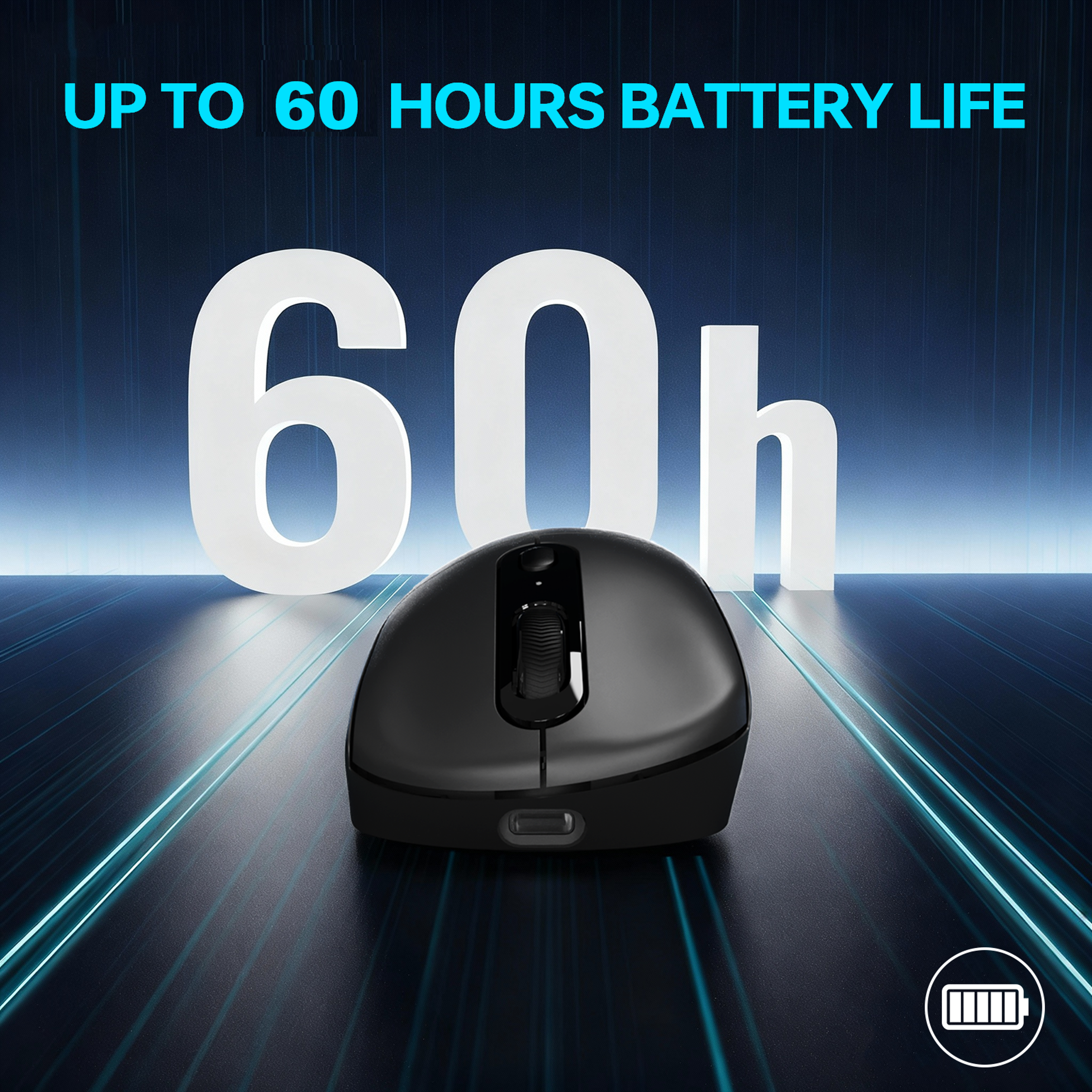 Wireless Gaming Mouse Lightweight DPI Optical Sensor With Programmable Buttons 4