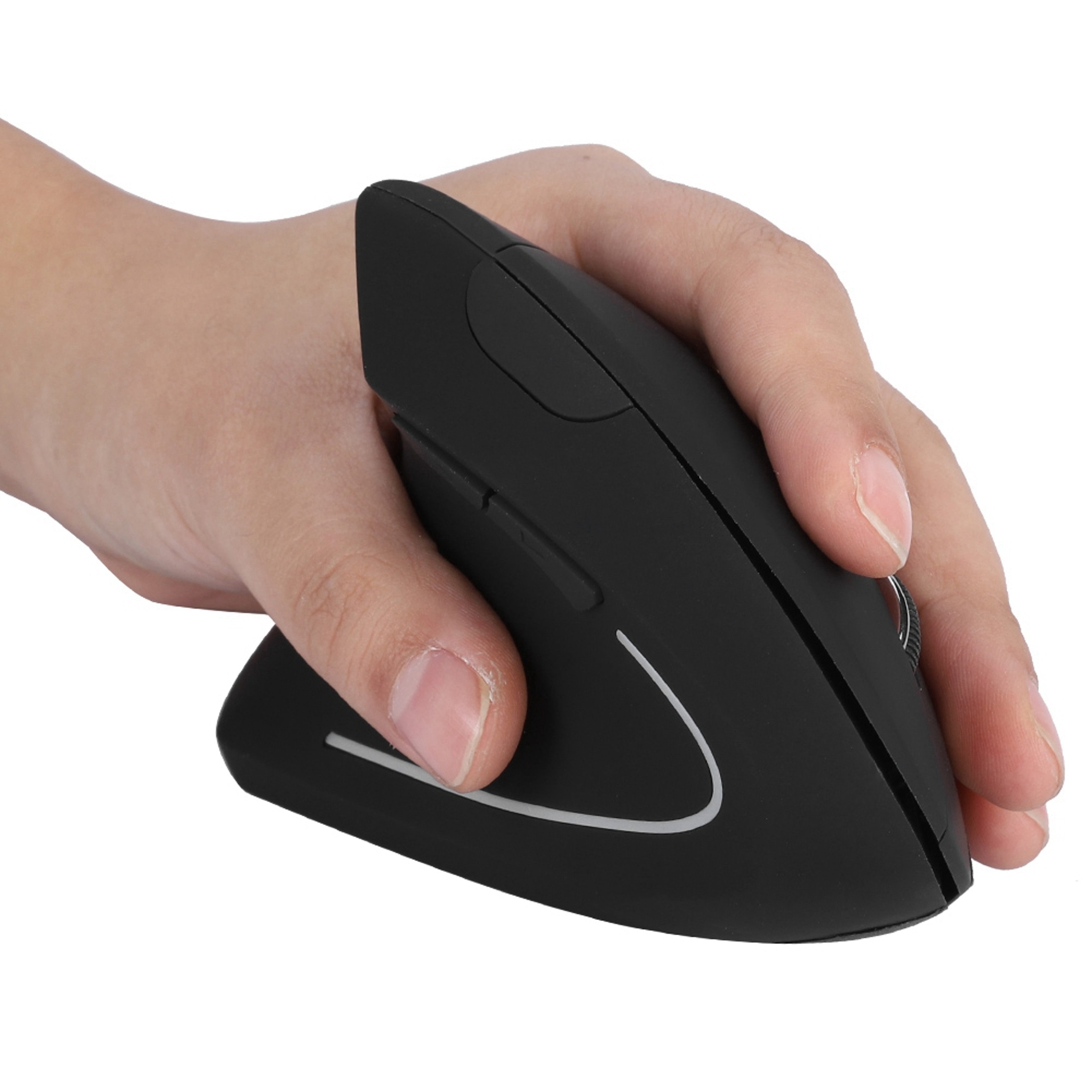 Wireless Left Handed Ergonomic Vertical Mouse Button Optical Mouse For Laptop Desktop PC 0