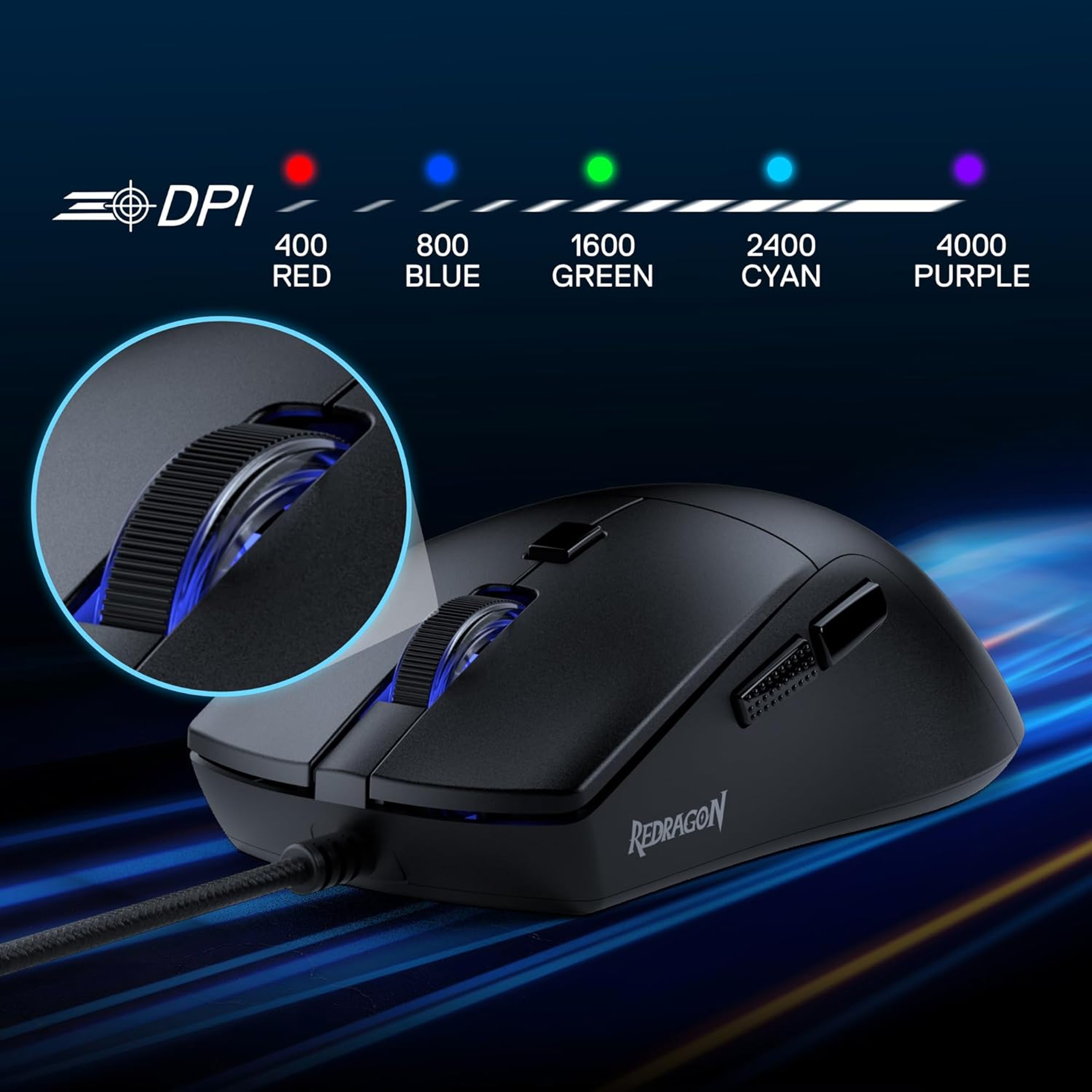 Redragon Lightweight Wired Gaming Mouse 4
