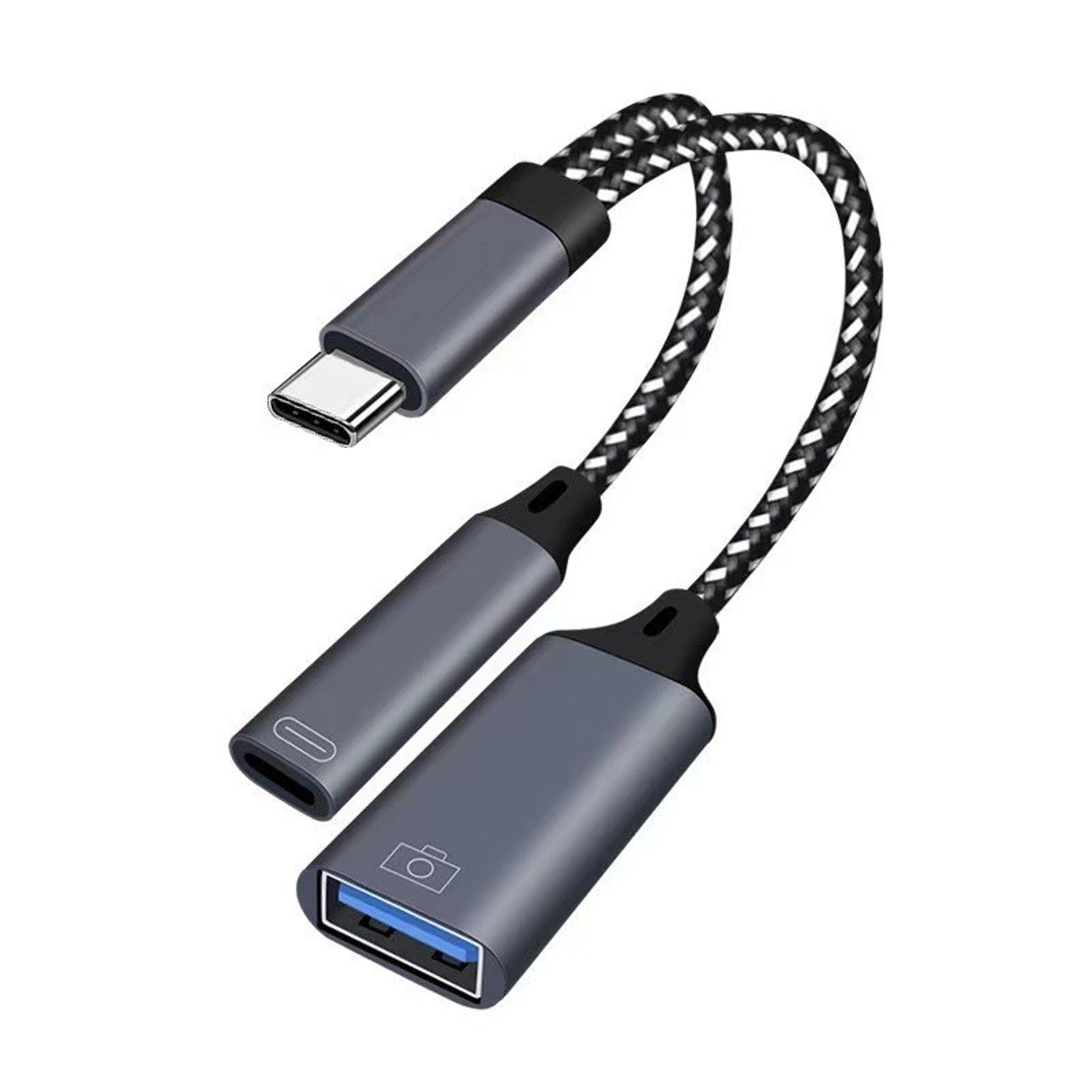 USB C OTG Adapter With PD Charging USB A Converter 0