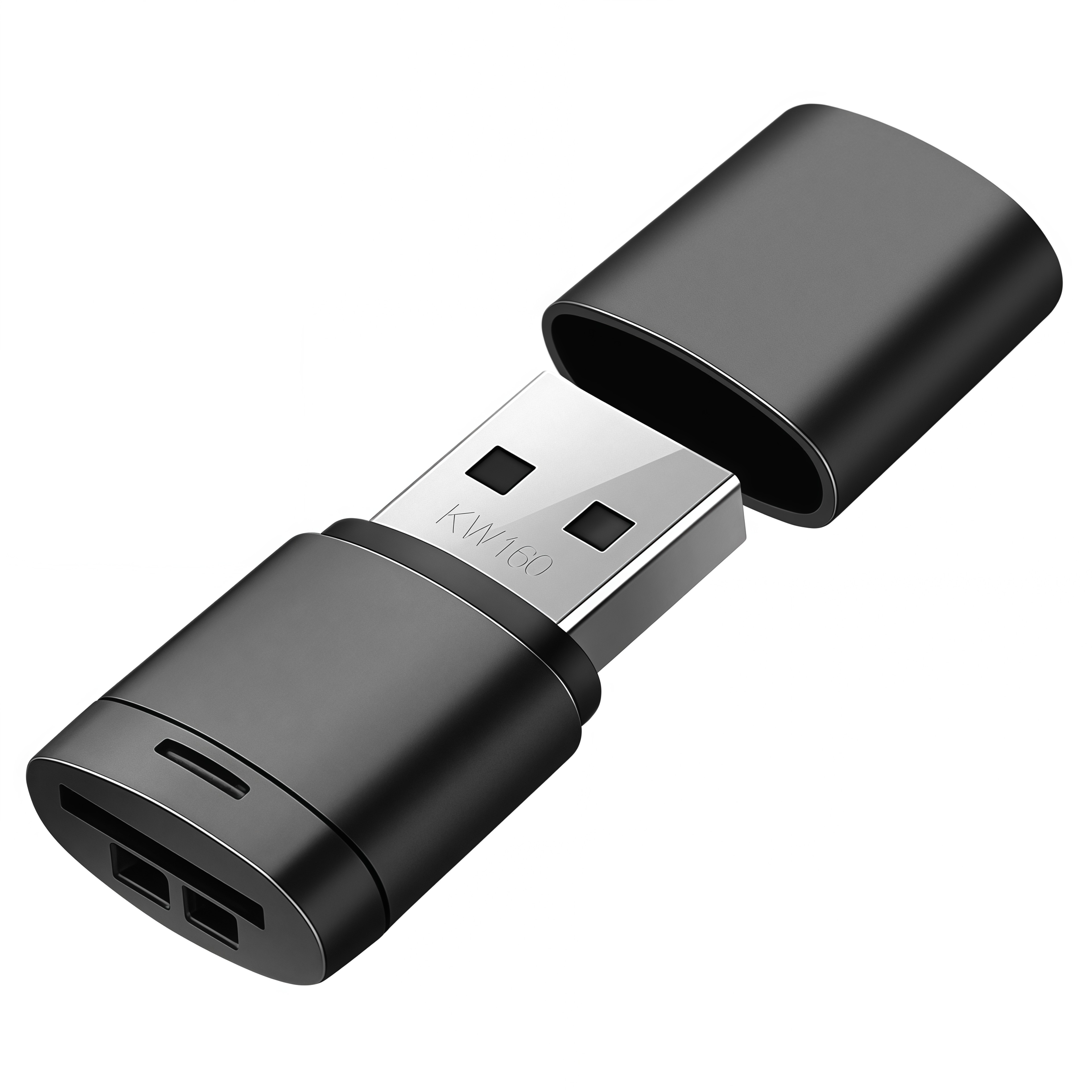 Mini USB C MicroSD Card Reader Type C TF Memory Adapter 0